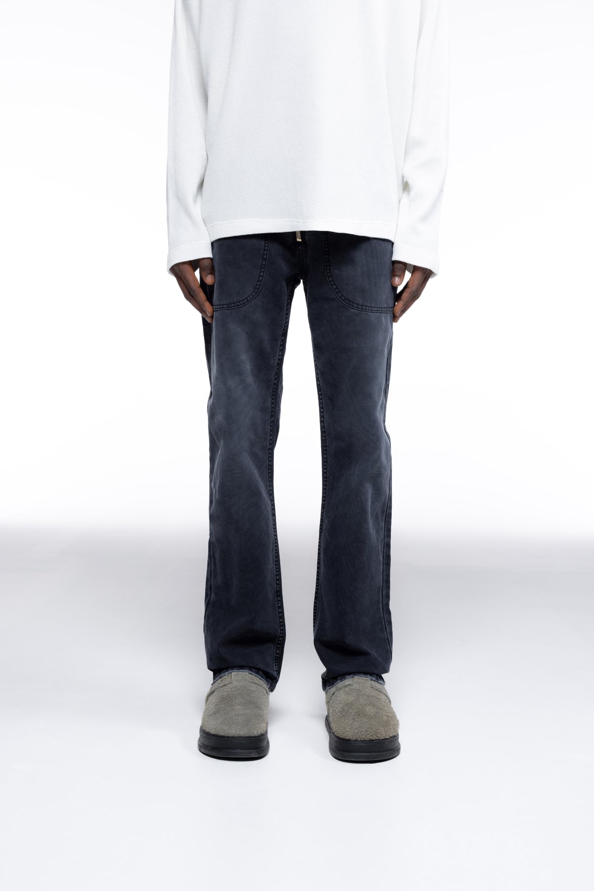 Cole Buxton | Canvas Carpenter Pants | Mens | Black