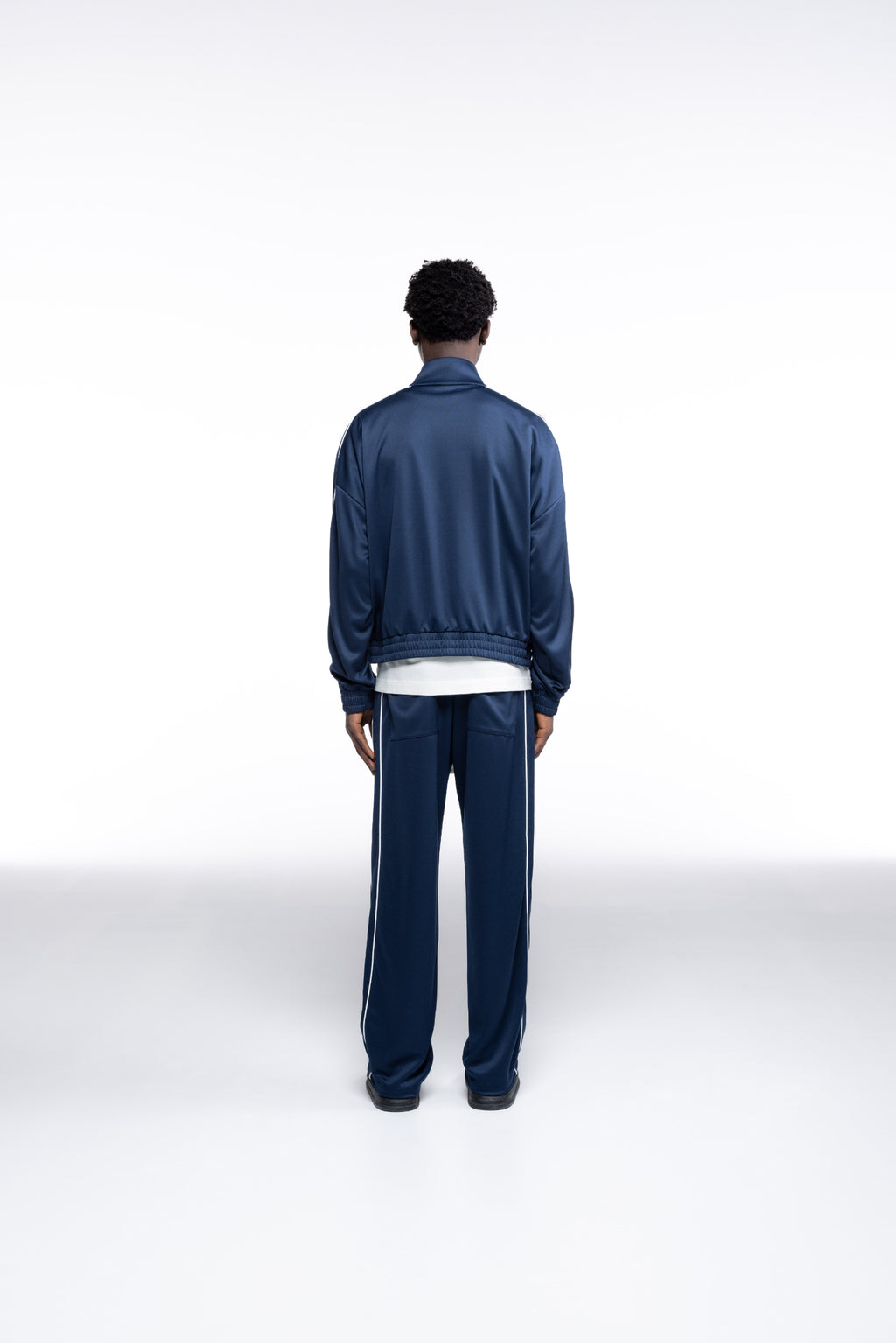 Cole Buxton | Piped Track Jacket | Mens | Navy