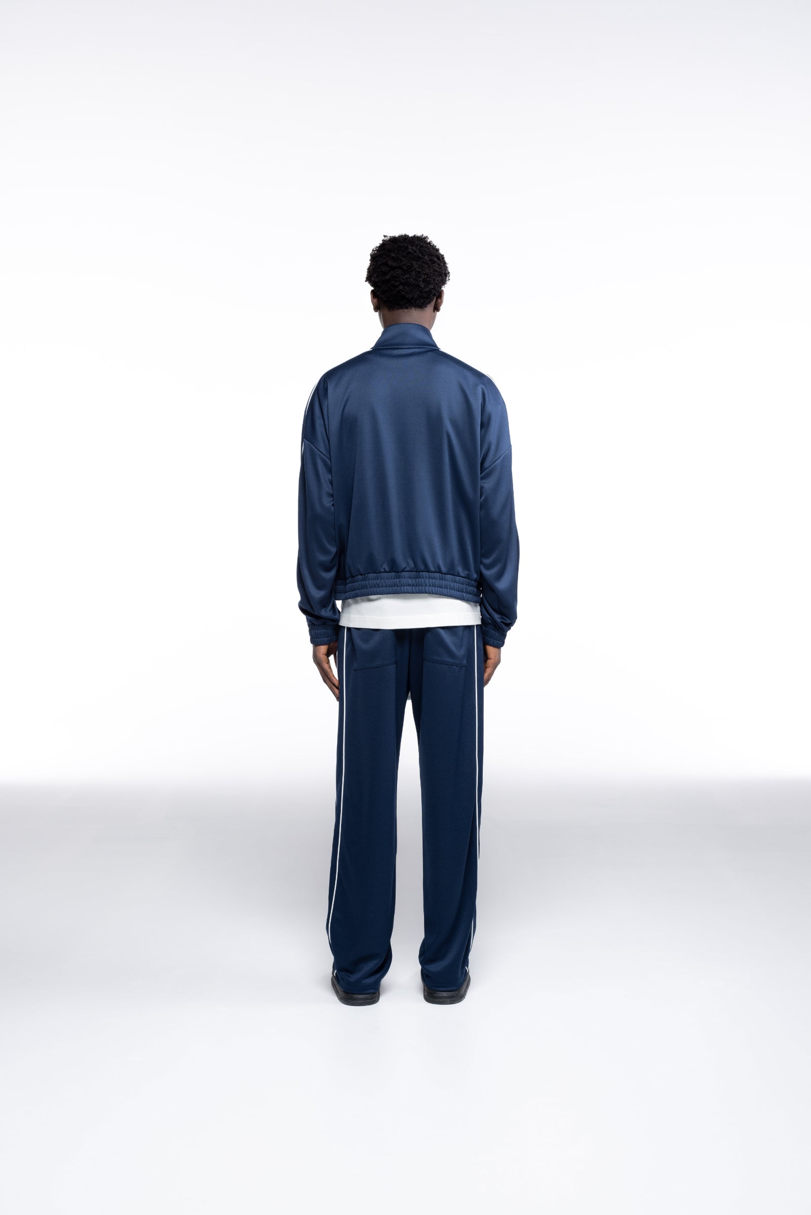 Cole Buxton | Piped Track Jacket | Mens | Navy