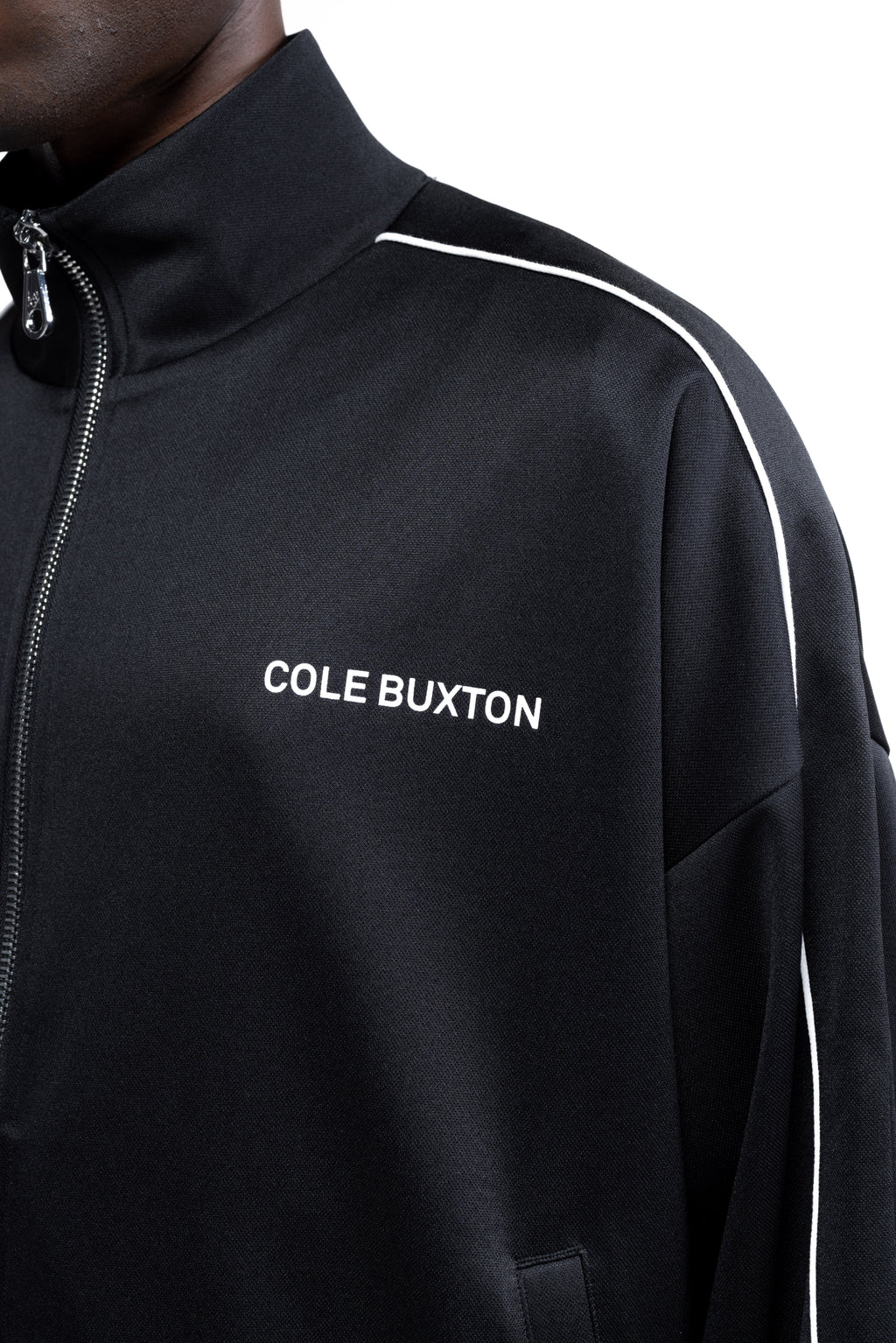 Cole Buxton | Piped Track Jacket | Mens | Black