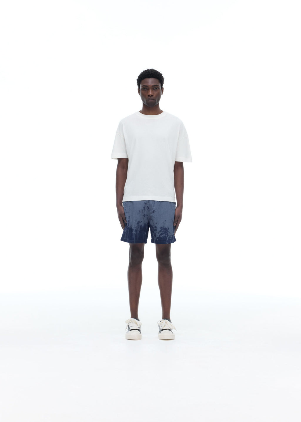 BLEACHED NYLON SHORTS