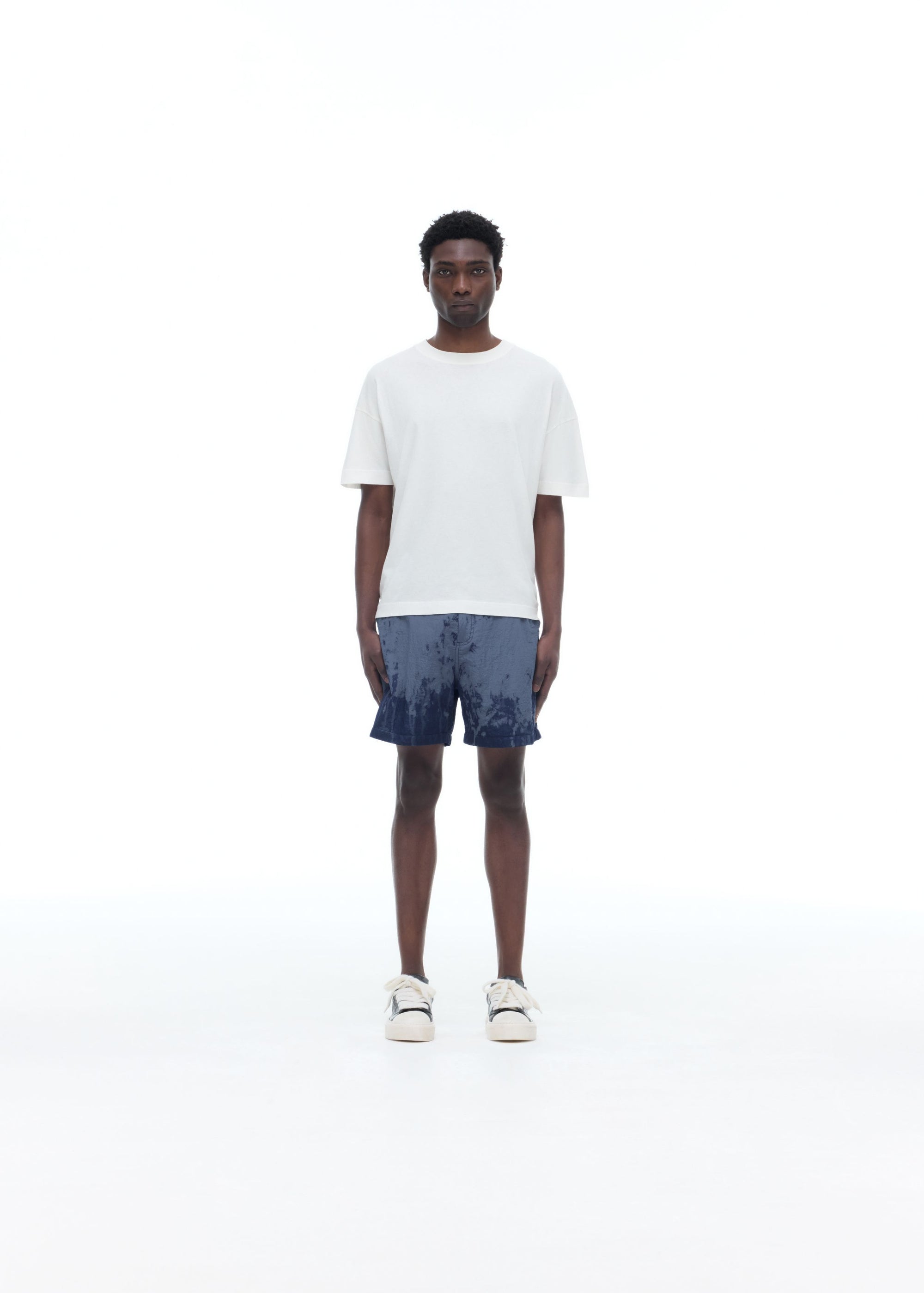 BLEACHED NYLON SHORTS