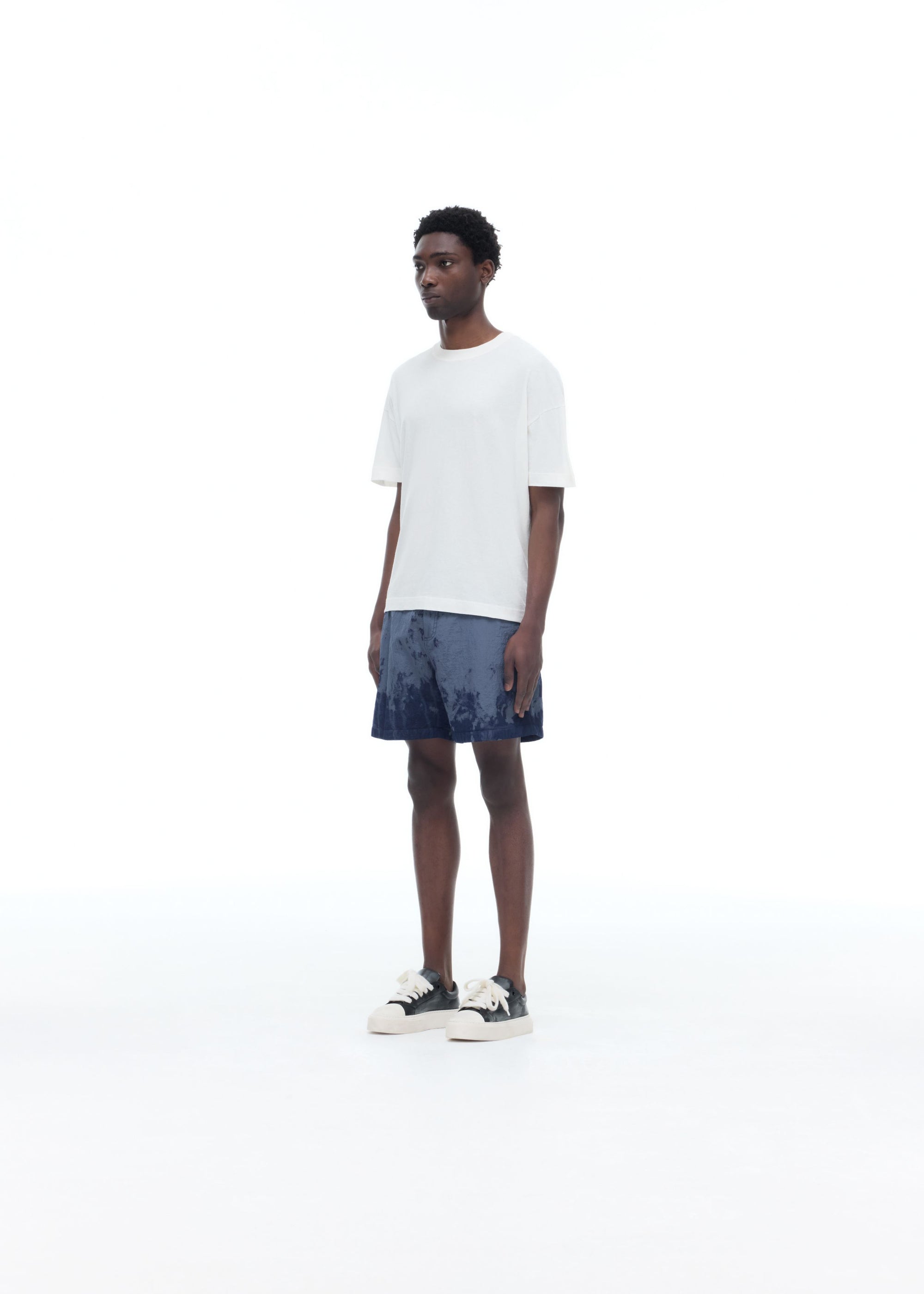 BLEACHED NYLON SHORTS