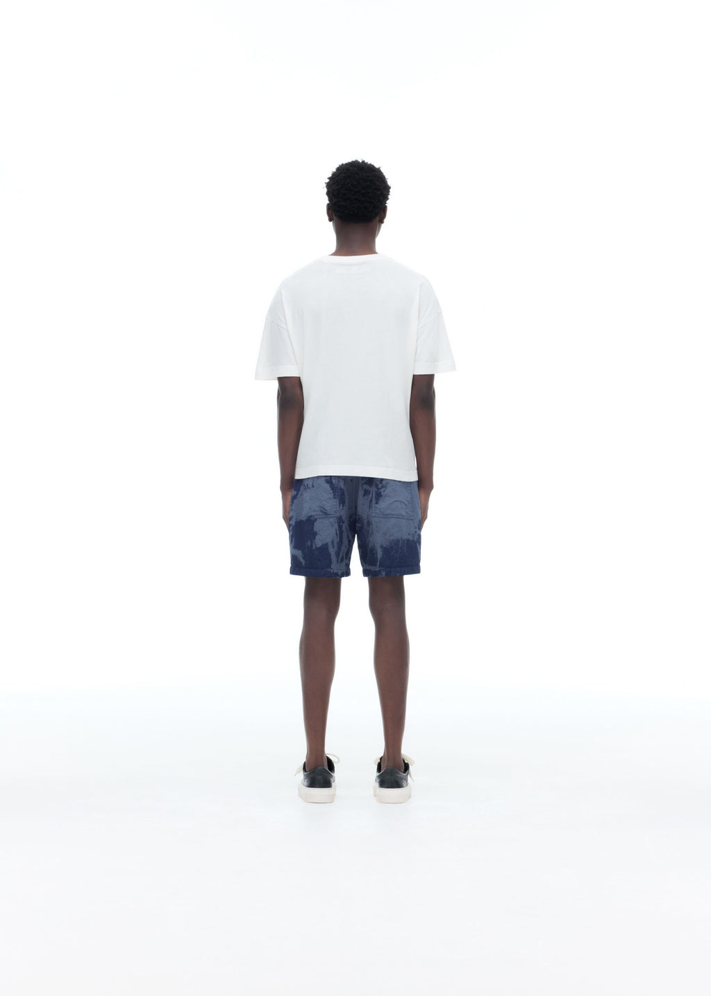 BLEACHED NYLON SHORTS