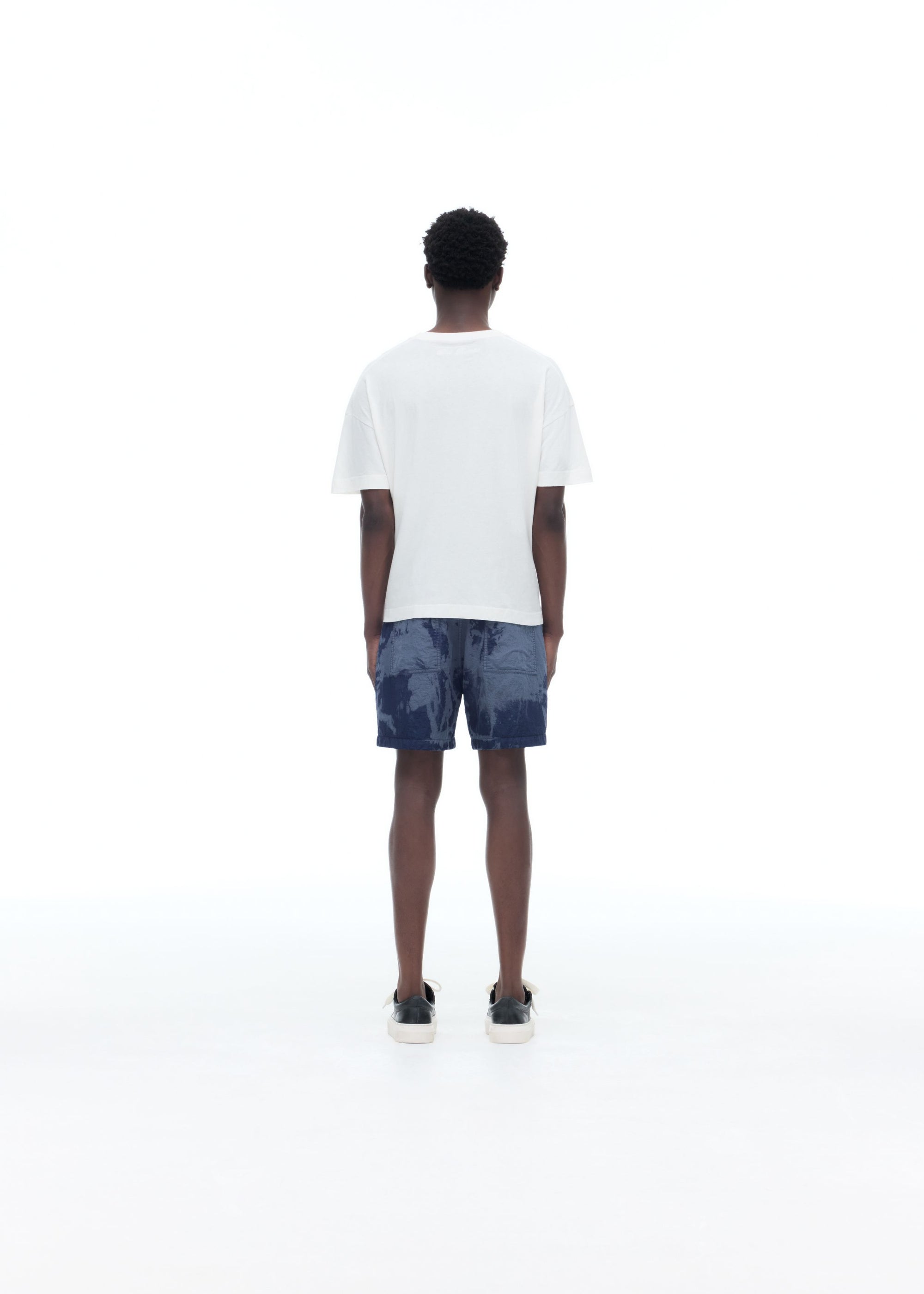 BLEACHED NYLON SHORTS