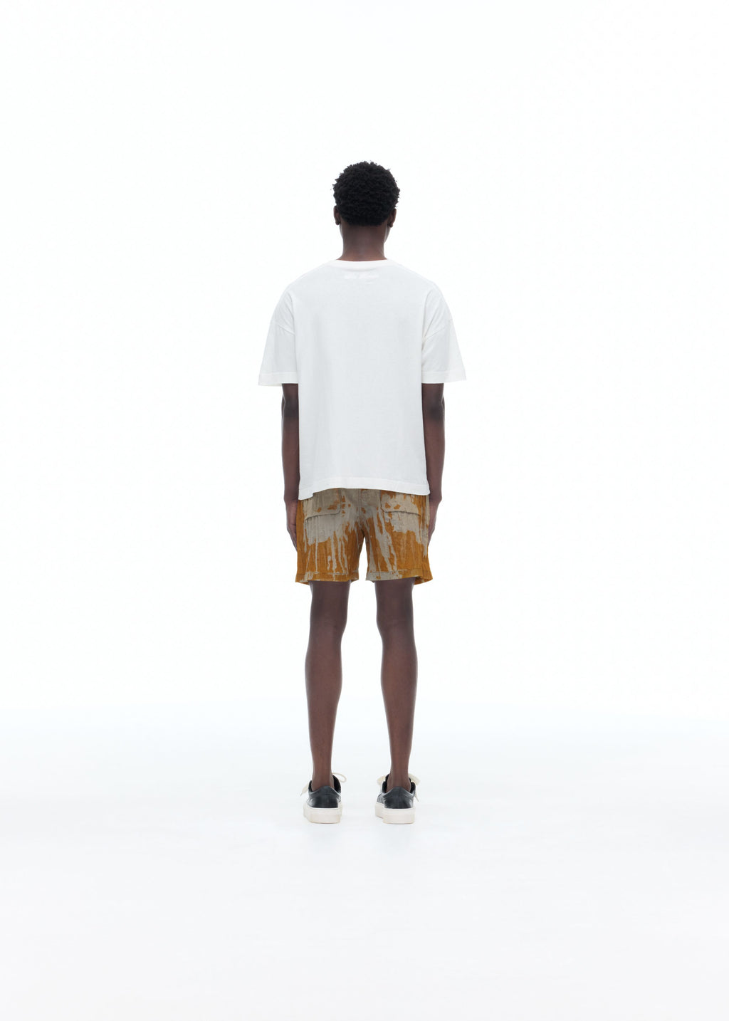 BLEACHED NYLON SHORTS