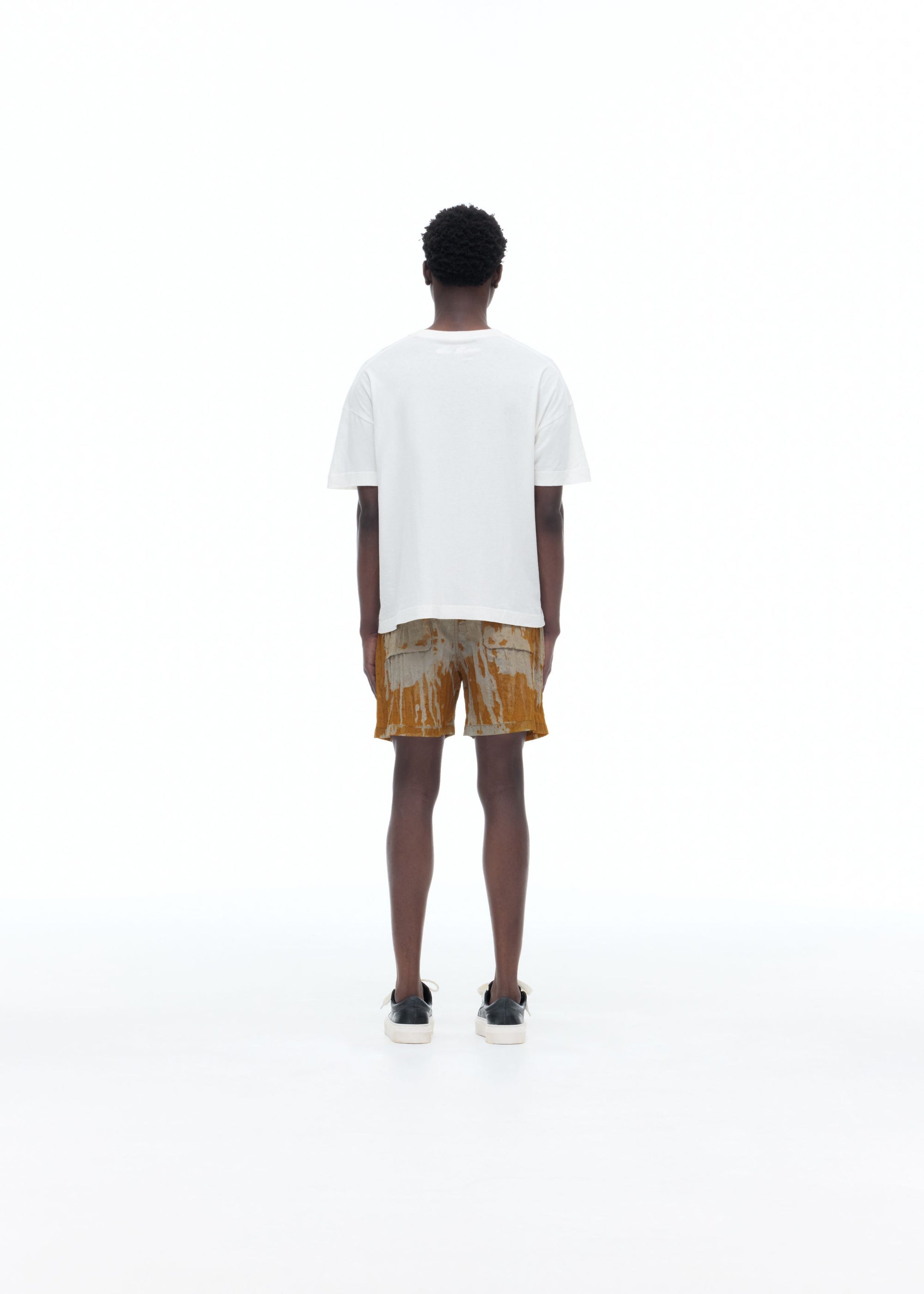 BLEACHED NYLON SHORTS