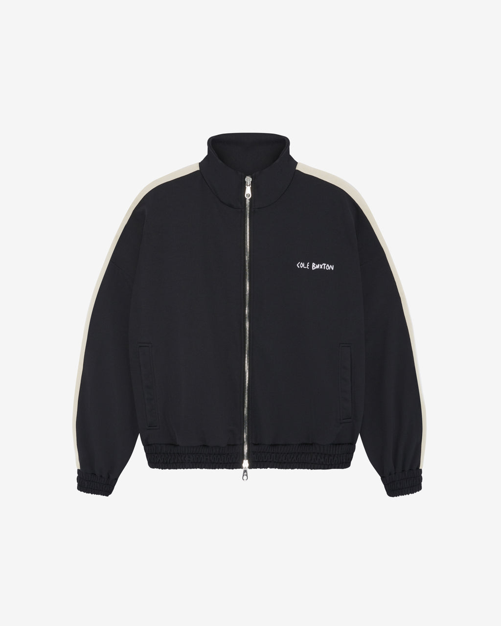 Cole Buxton | Hand Embroidery Track Jacket | Mens | Vintage Black
