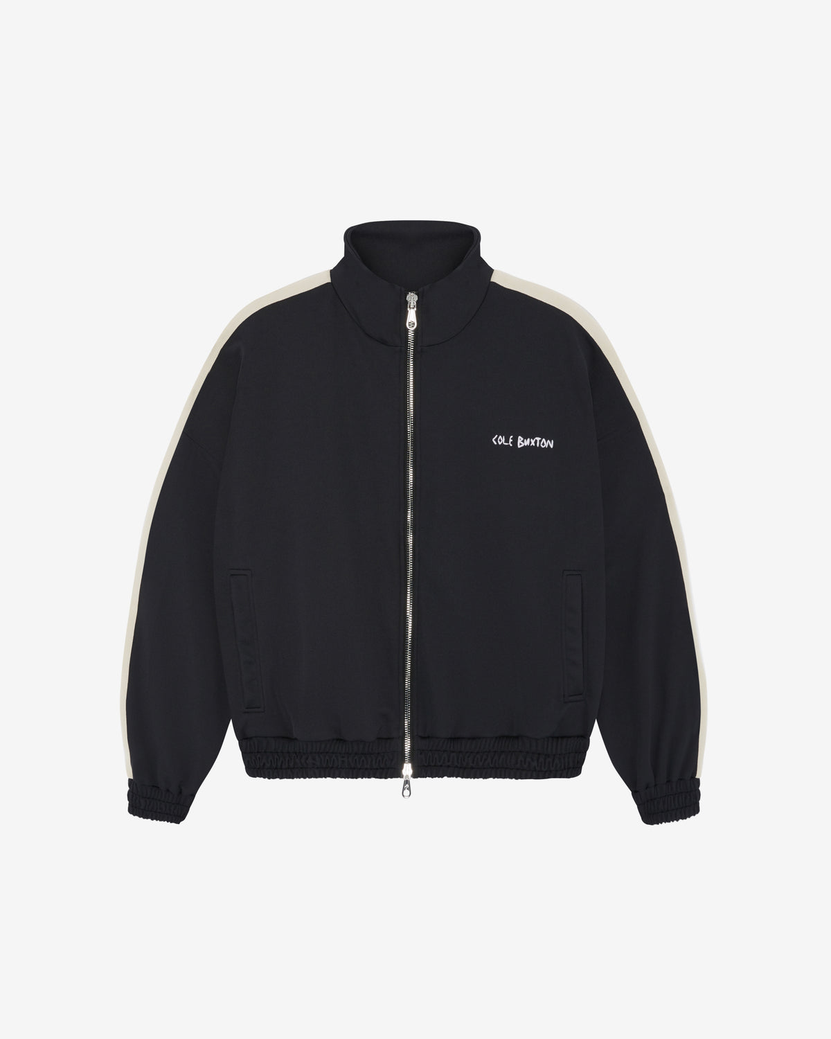 Cole Buxton | Hand Embroidery Track Jacket | Mens | Vintage Black