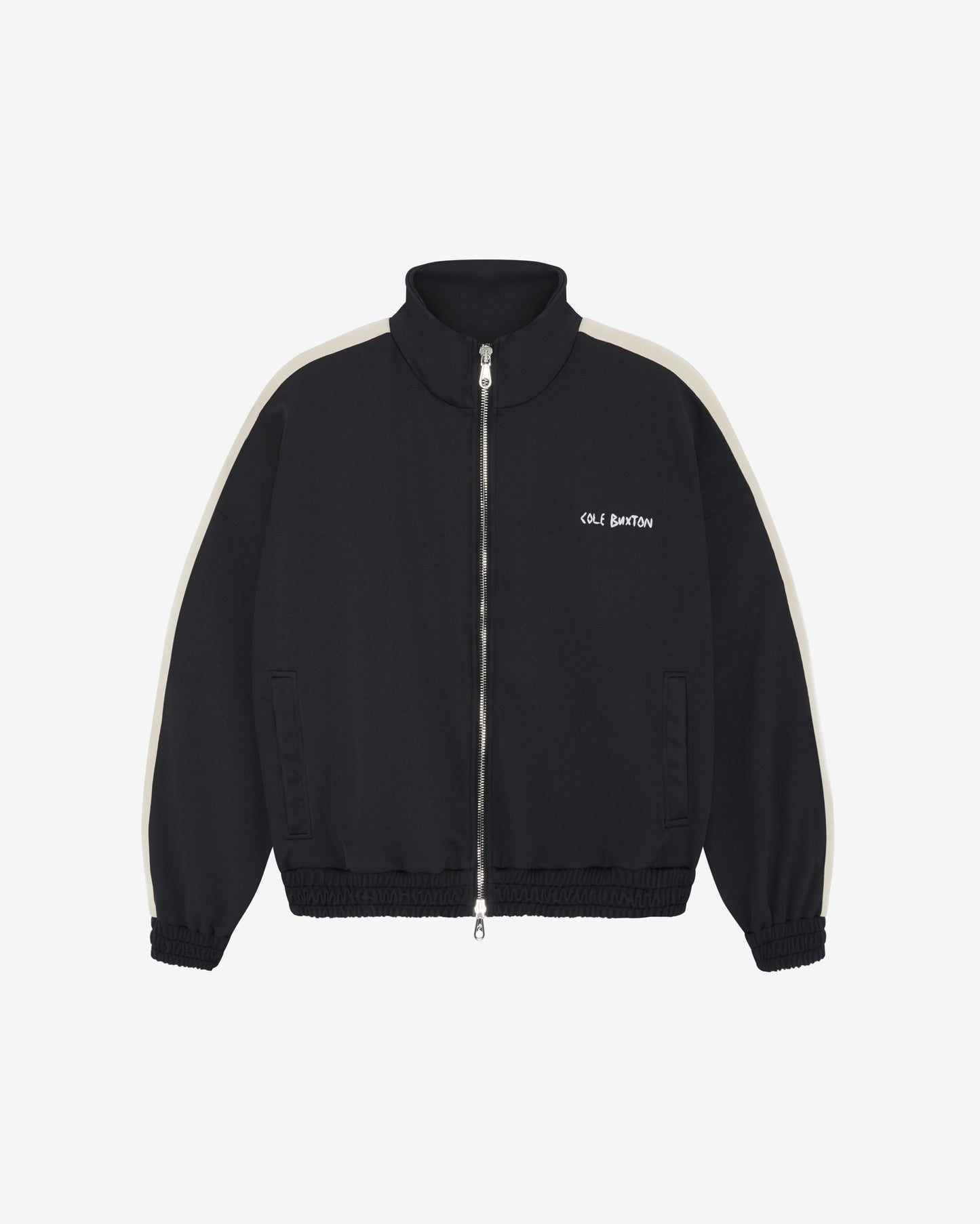 Cole Buxton | Hand Embroidery Track Jacket | Mens | Vintage Black
