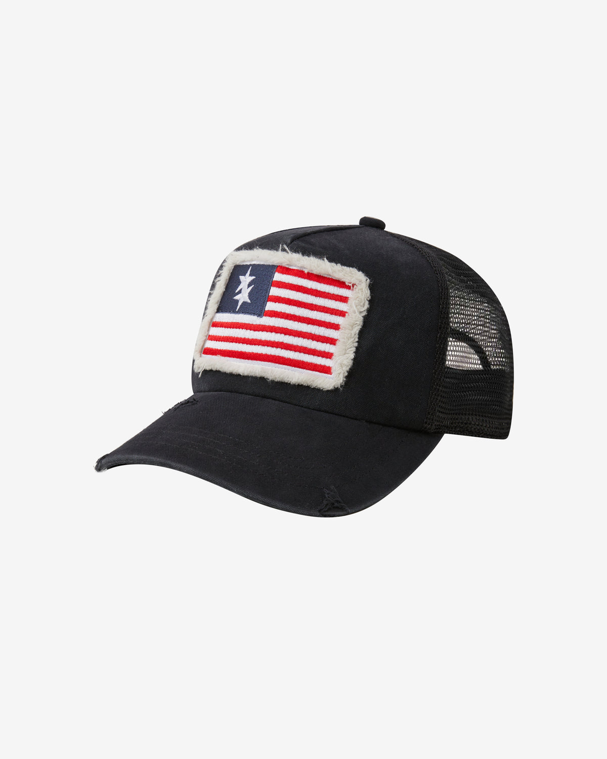 Cole Buxton | Double Star Flag Cap | Mens | Black