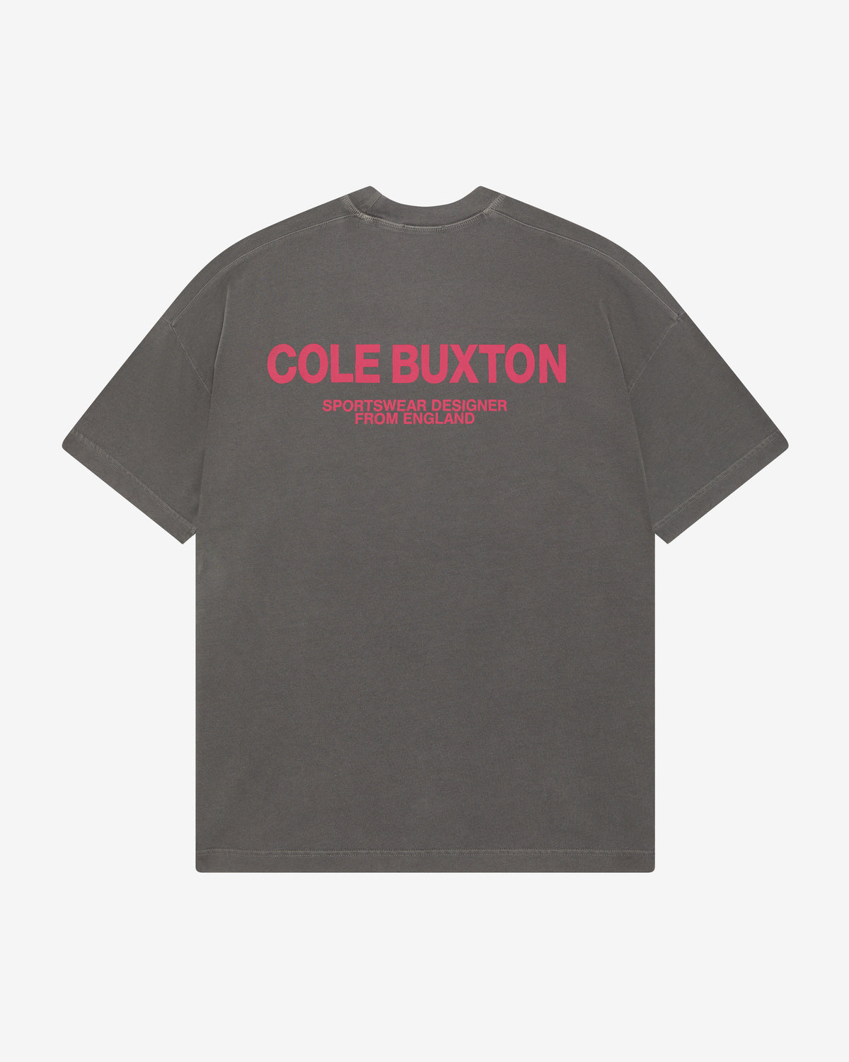 Cole Buxton | Cb Sportswear T-Shirt | Mens | Og Washed Black/Pink