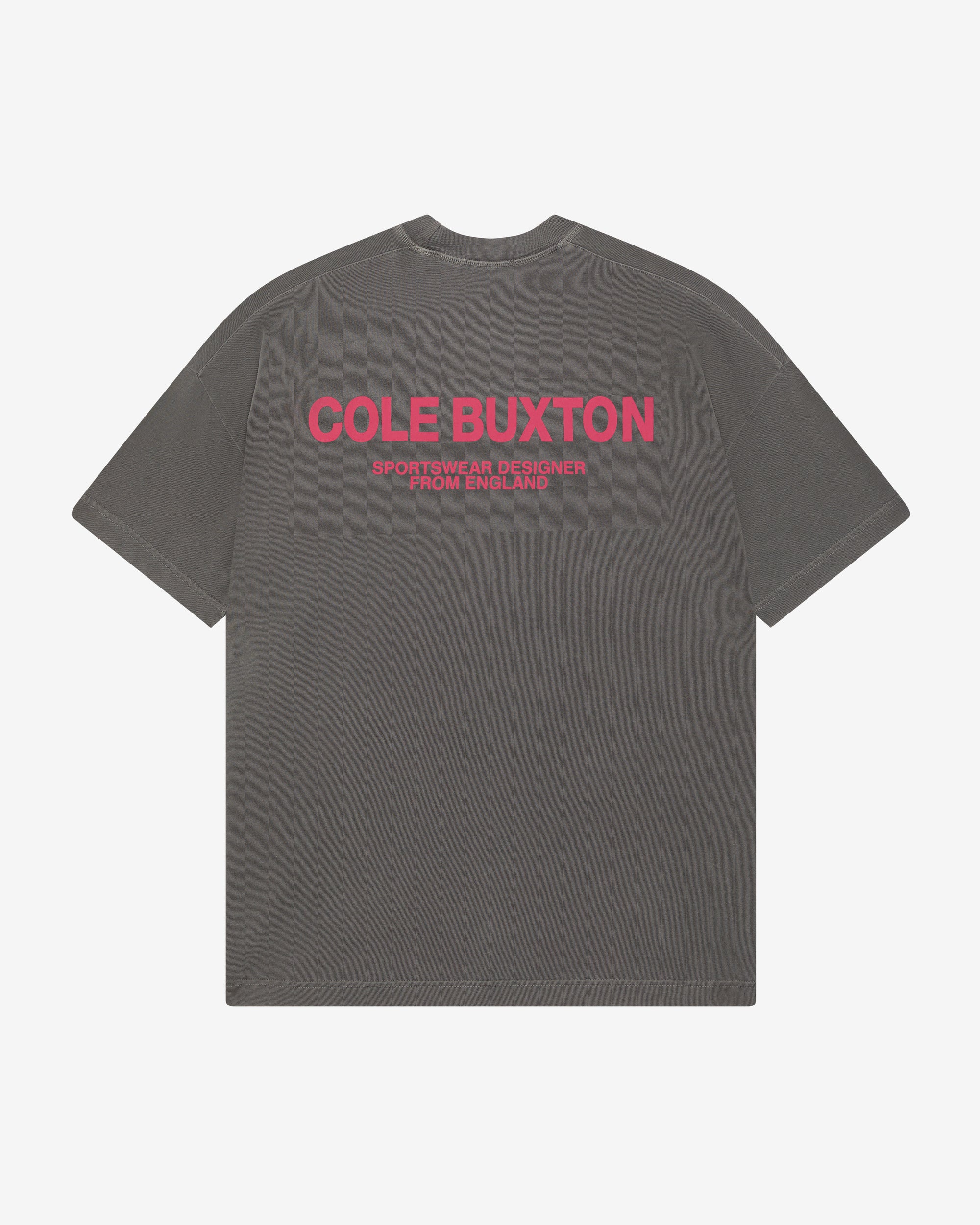 Cole Buxton | Cb Sportswear T-Shirt | Mens | Og Washed Black/Pink
