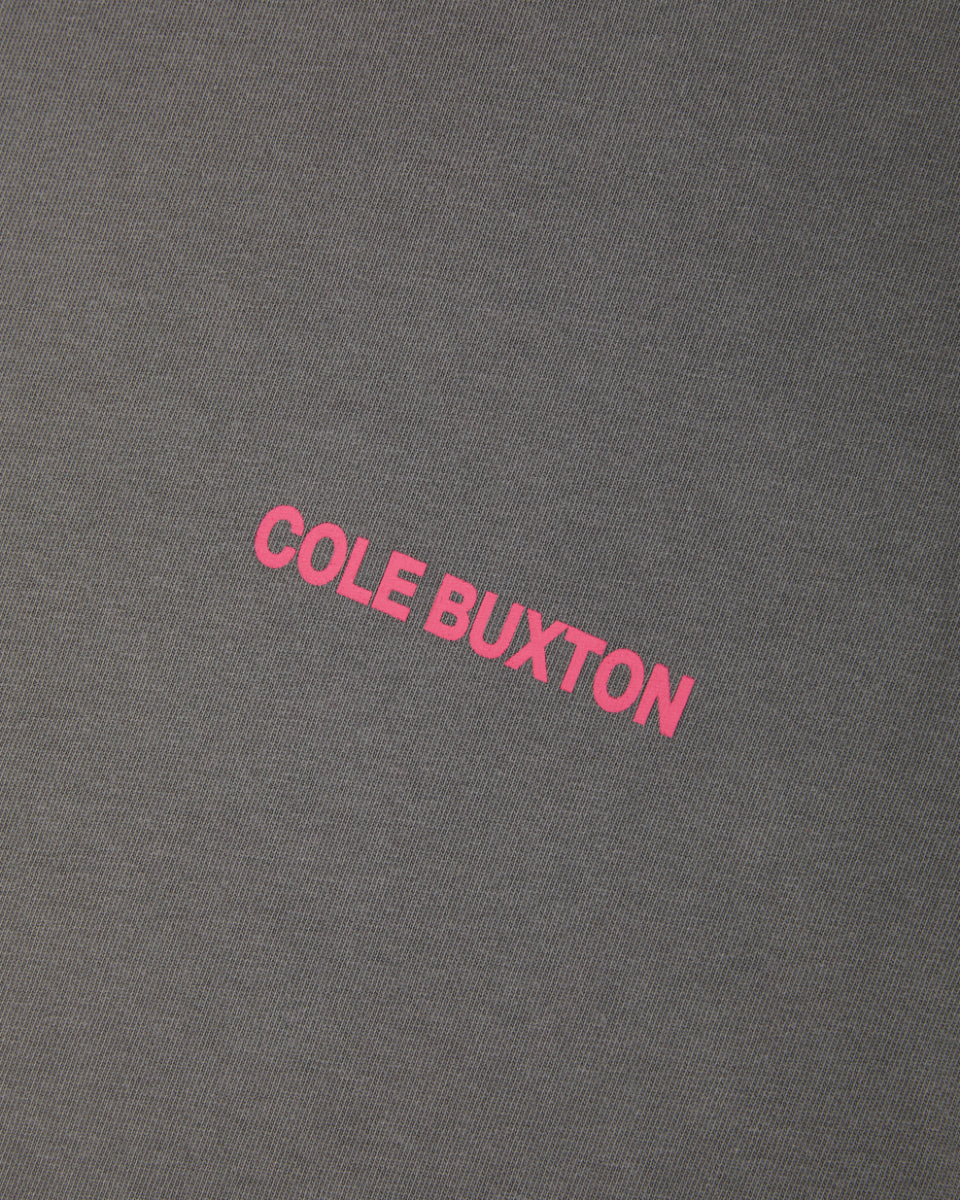 Cole Buxton | Cb Sportswear T-Shirt | Mens | Og Washed Black/Pink