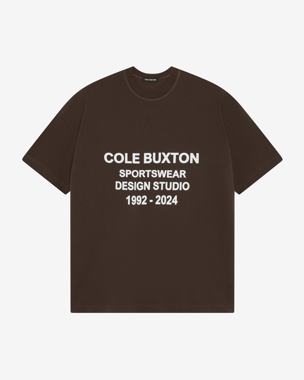 Cole Buxton | Design Studio T-Shirt | Mens | Brown