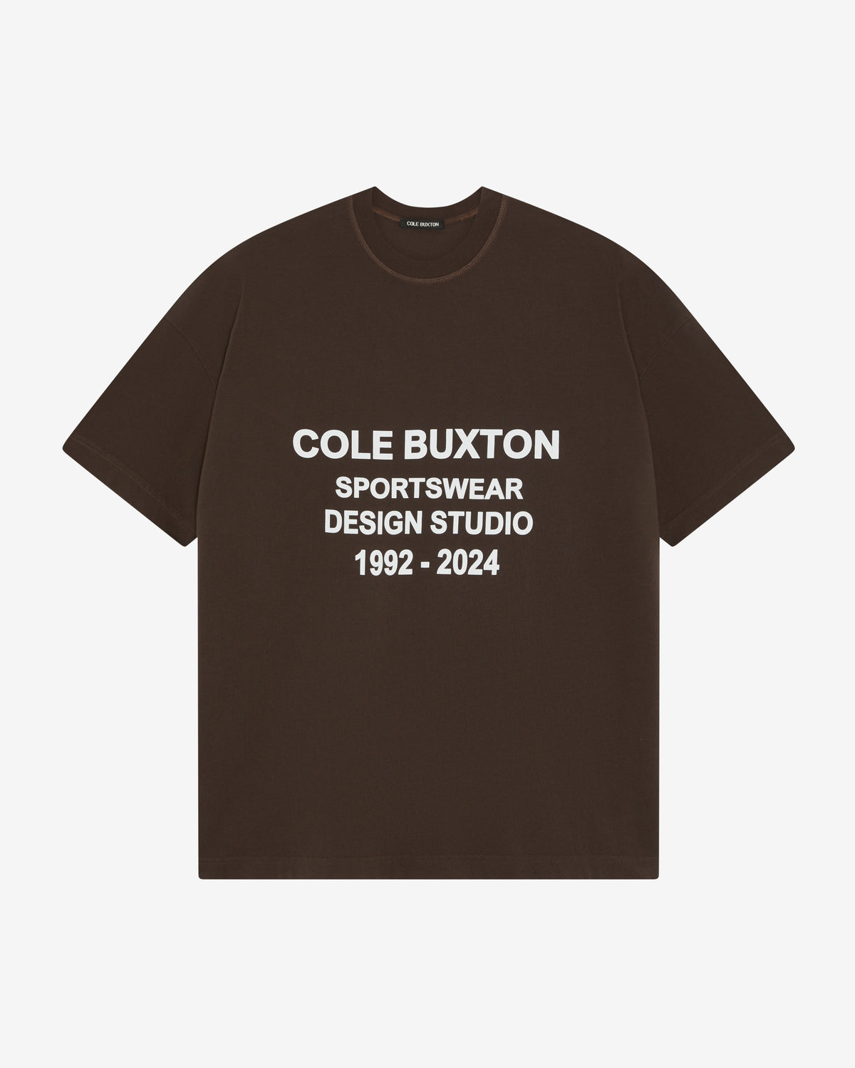 Cole Buxton | Design Studio T-Shirt | Mens | Brown