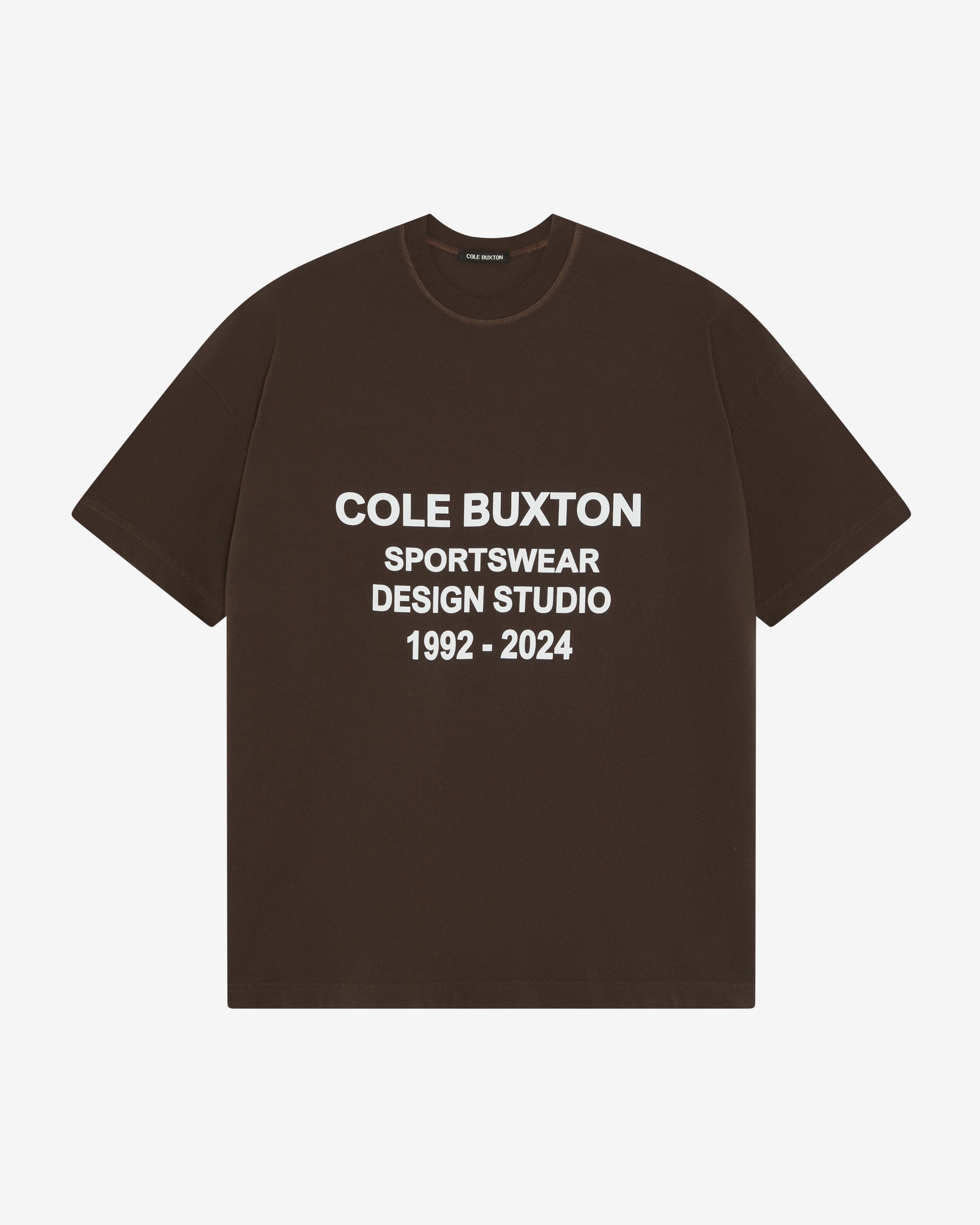 Cole Buxton | Design Studio T-Shirt | Mens | Brown