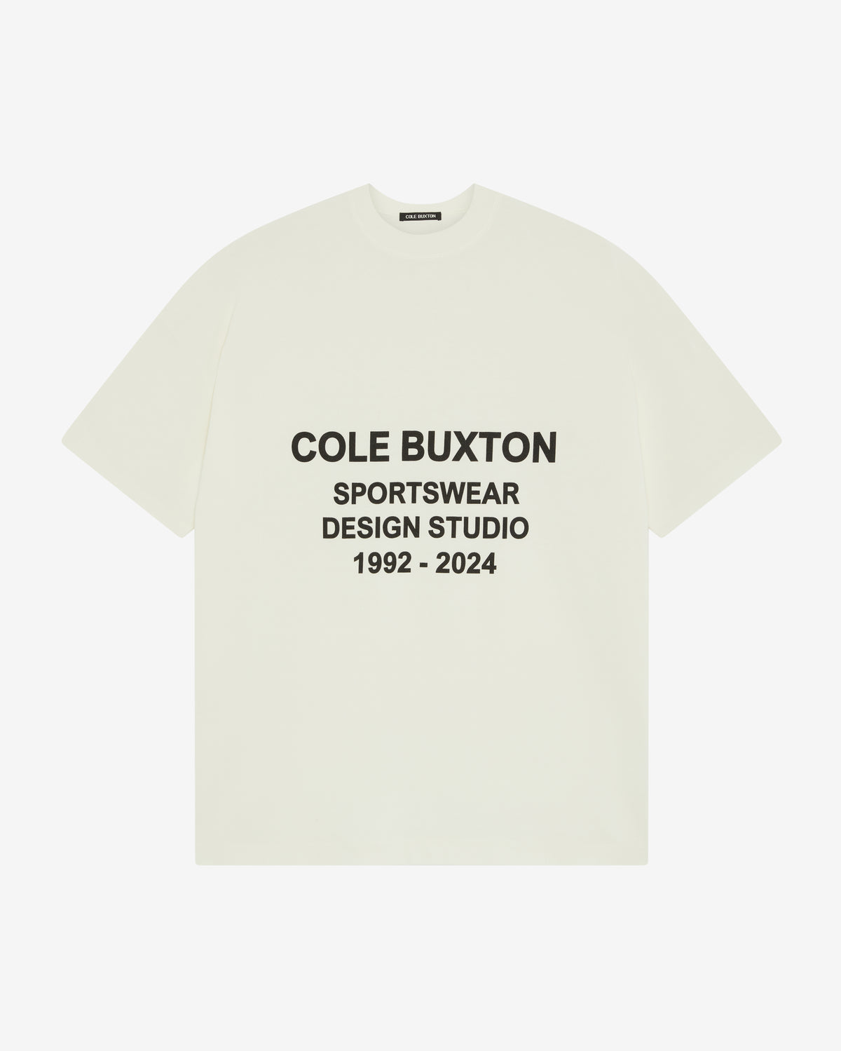 Cole Buxton | Design Studio T-Shirt | Mens | Vintage White