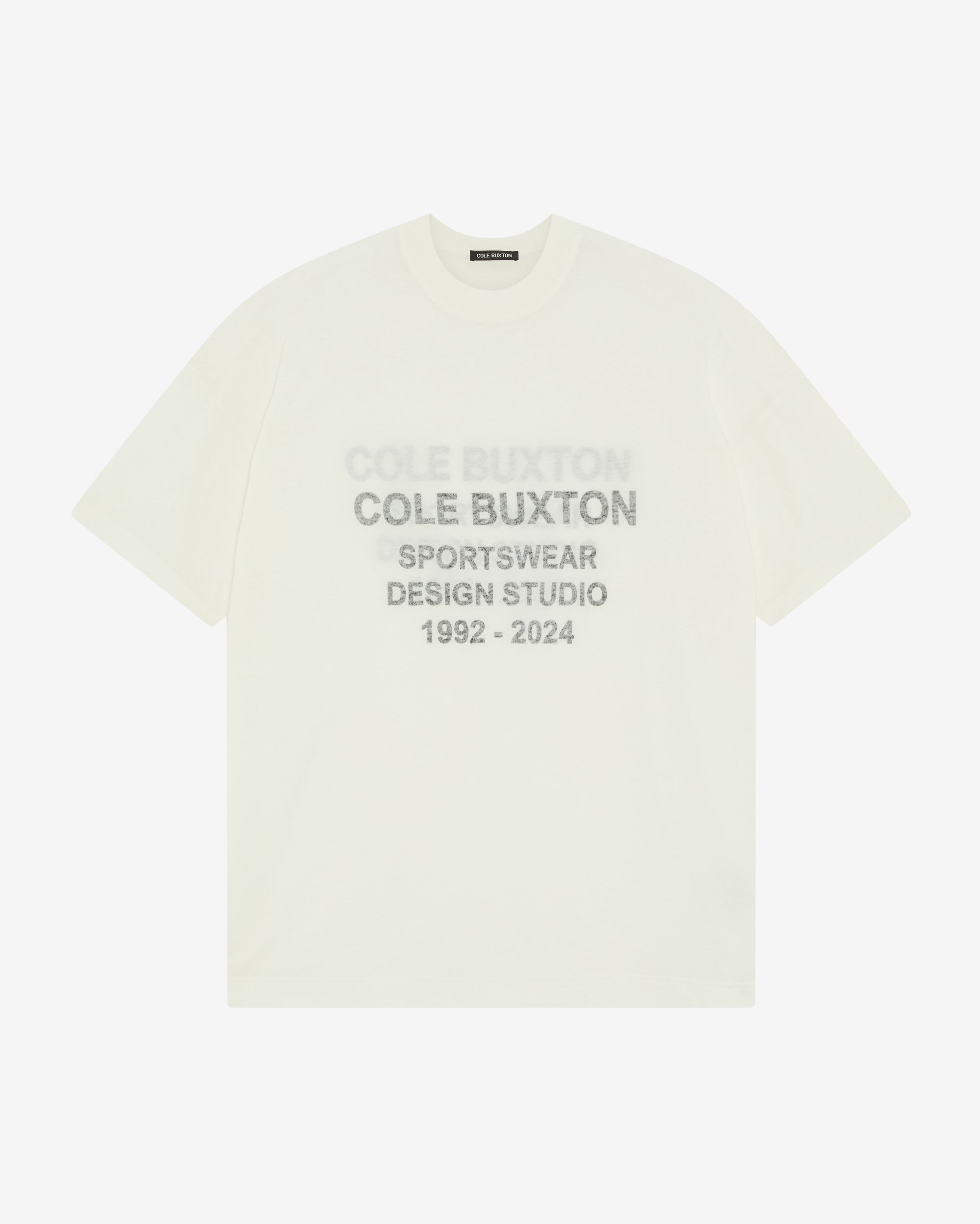 Cole Buxton | Inside Out Logo T-Shirt | Mens | Vintage White