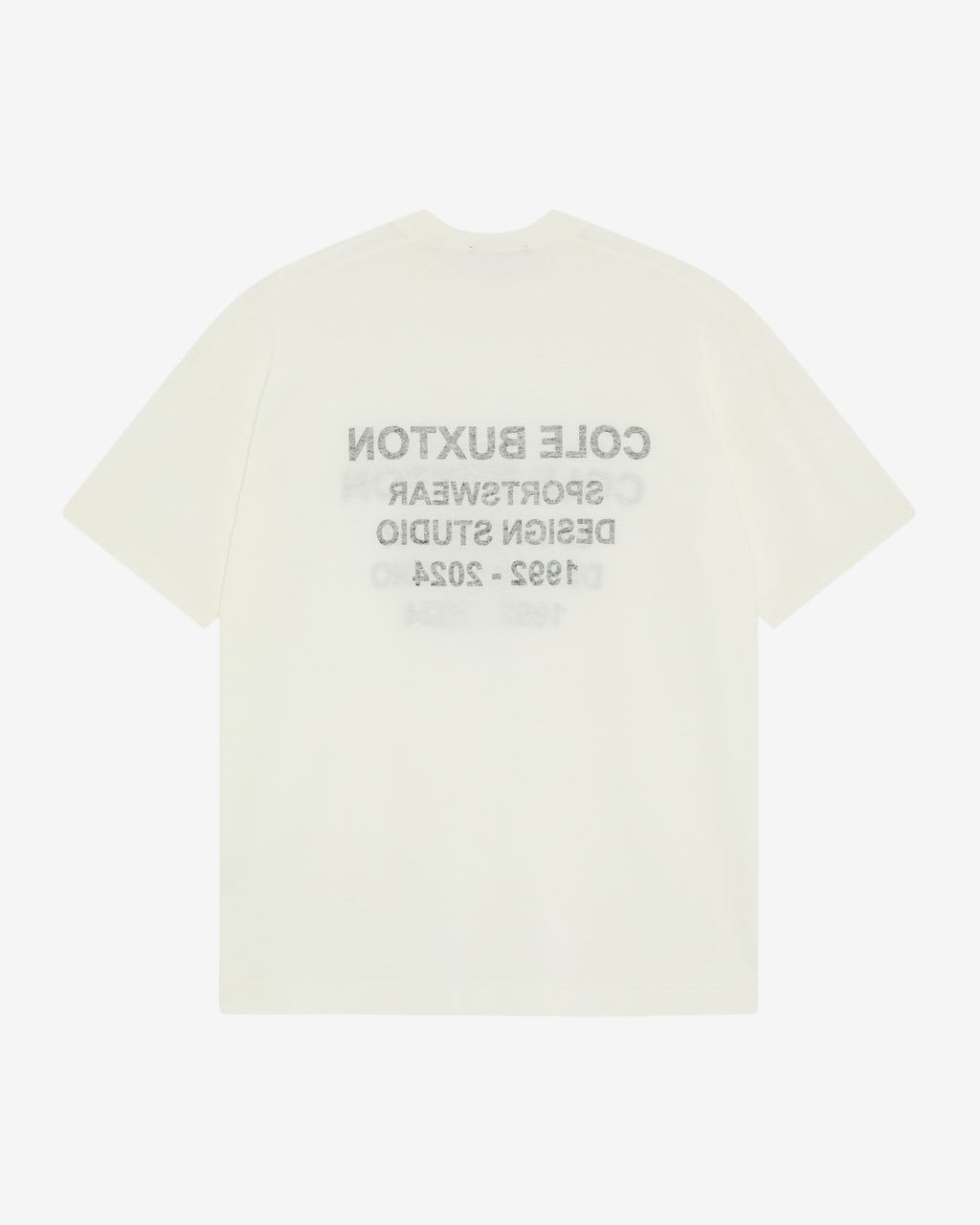 Cole Buxton | Inside Out Logo T-Shirt | Mens | Vintage White