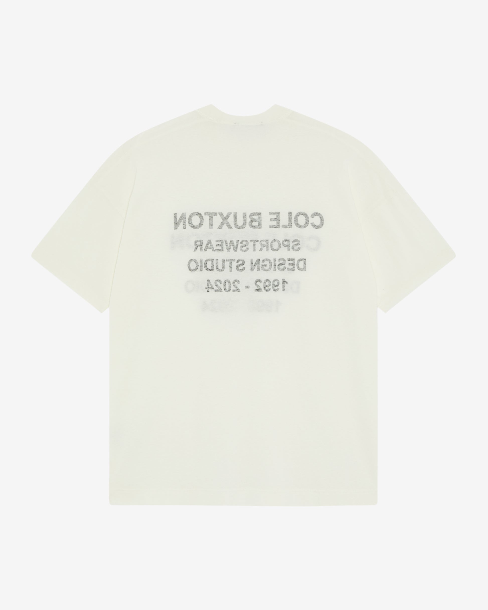 Cole Buxton | Inside Out Logo T-Shirt | Mens | Vintage White