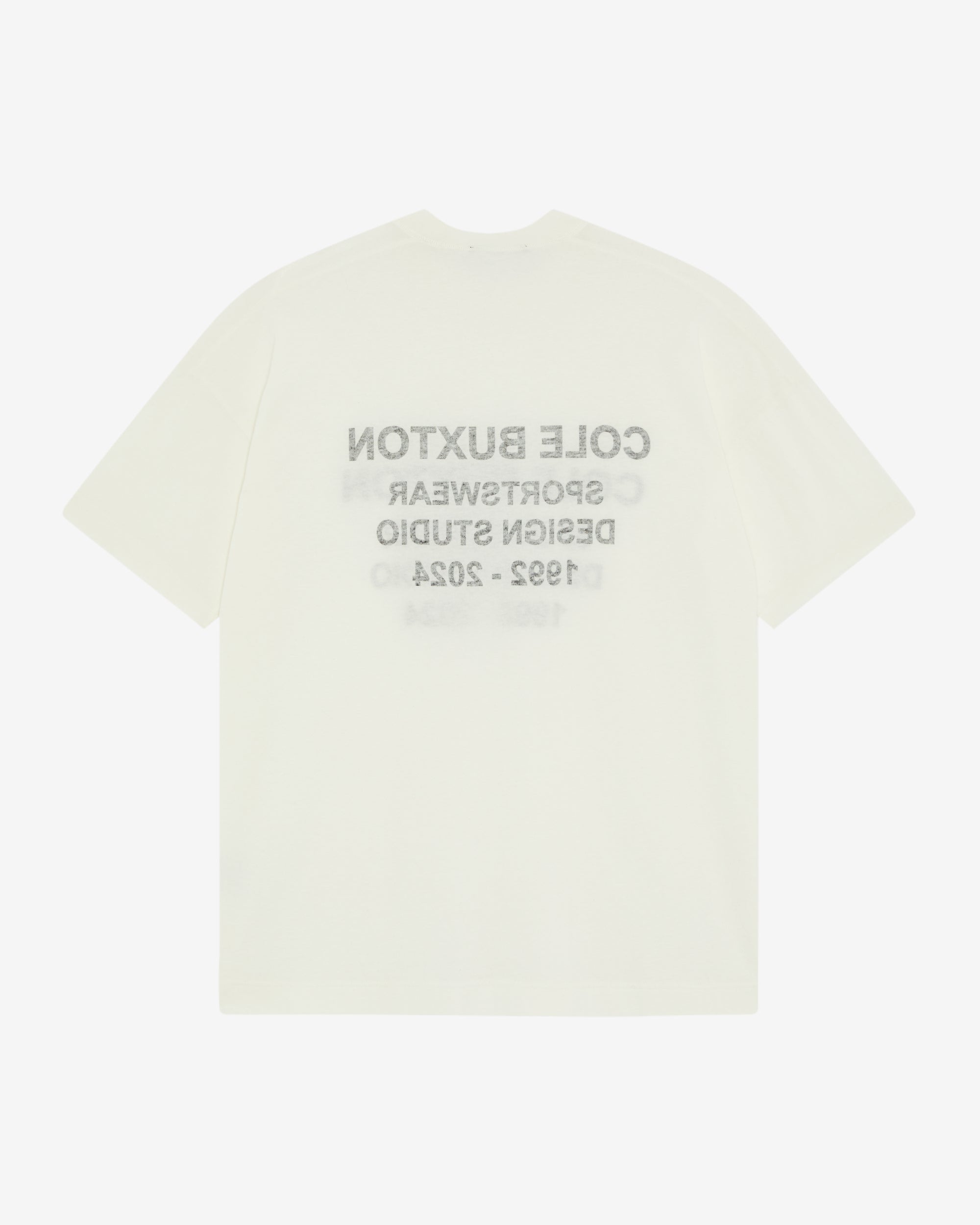 Cole Buxton | Inside Out Logo T-Shirt | Mens | Vintage White