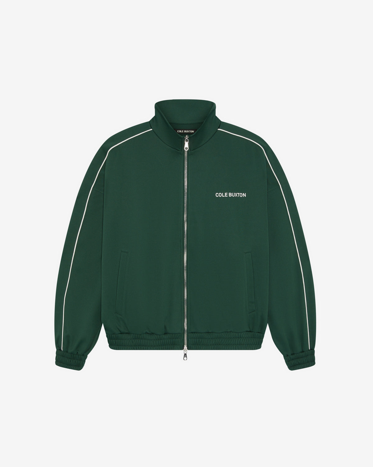 Cole Buxton | Piped Track Jacket | Mens | Forest Green
