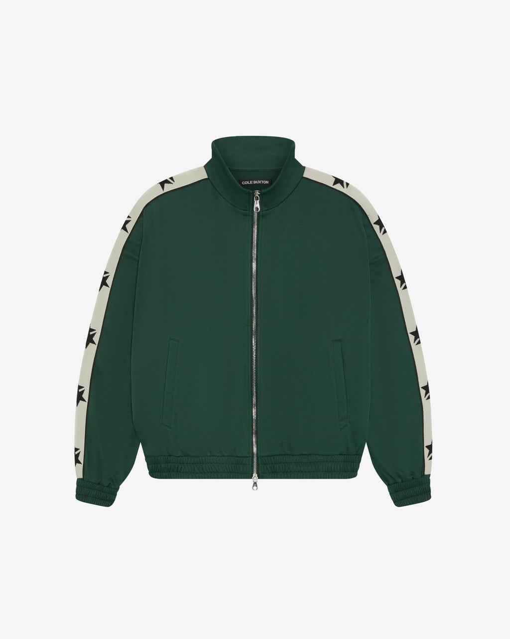 Cole Buxton | Two Star Tape Track Jacket | Mens | Forest Green