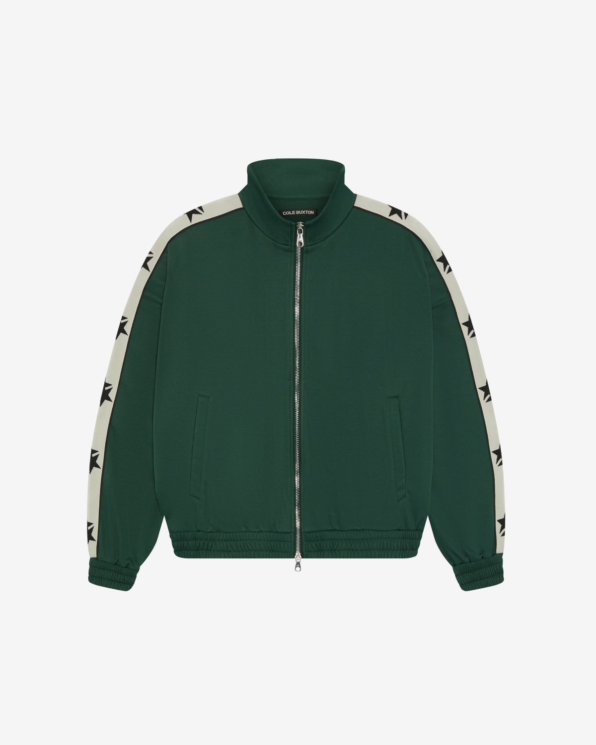 Cole Buxton | Two Star Tape Track Jacket | Mens | Forest Green