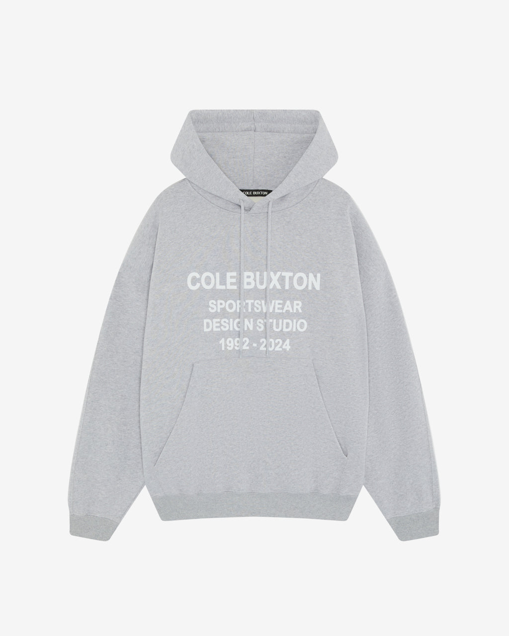 Cole Buxton | Design Studio Hoodie | Mens | Light Grey Marl