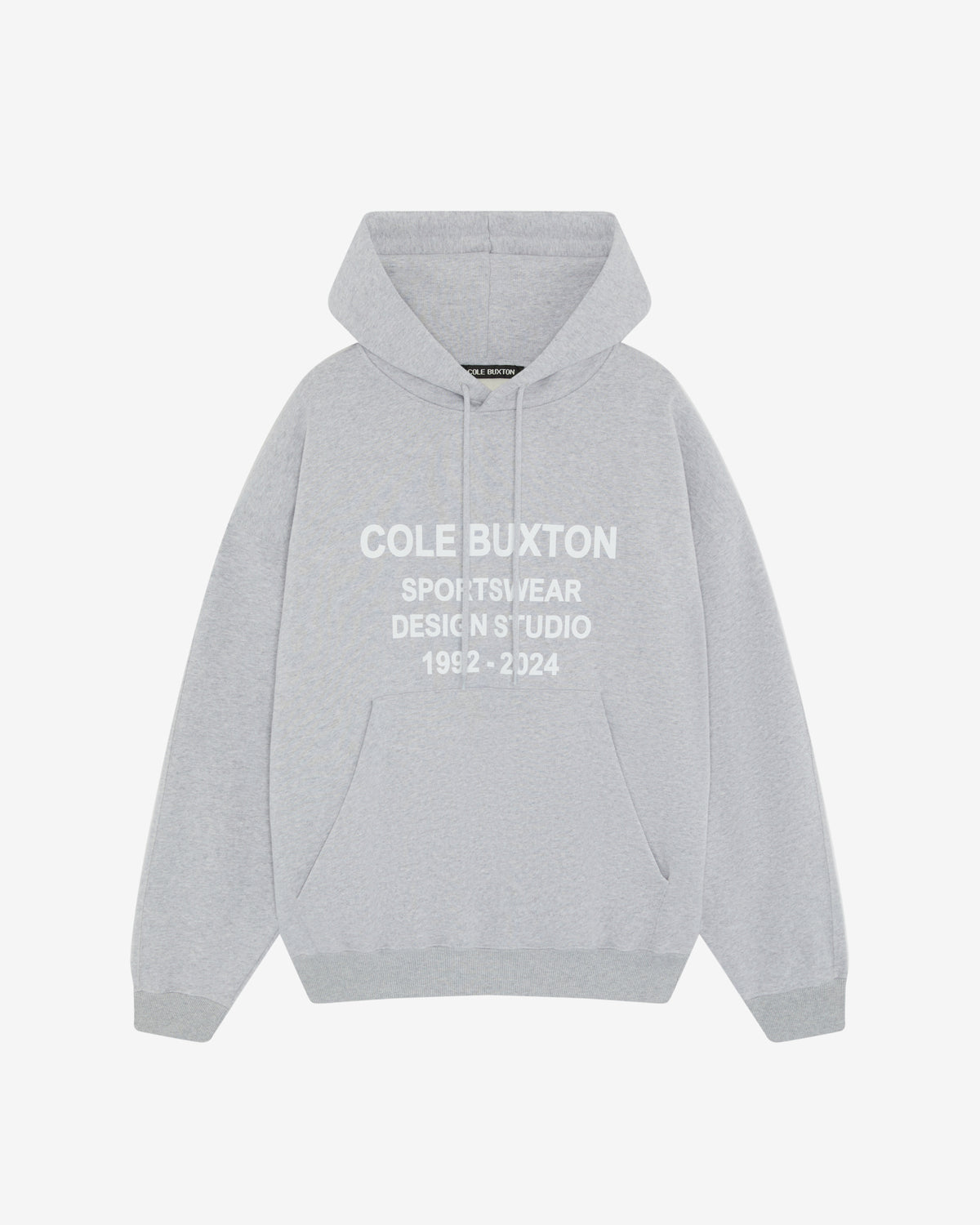 Cole Buxton | Design Studio Hoodie | Mens | Light Grey Marl