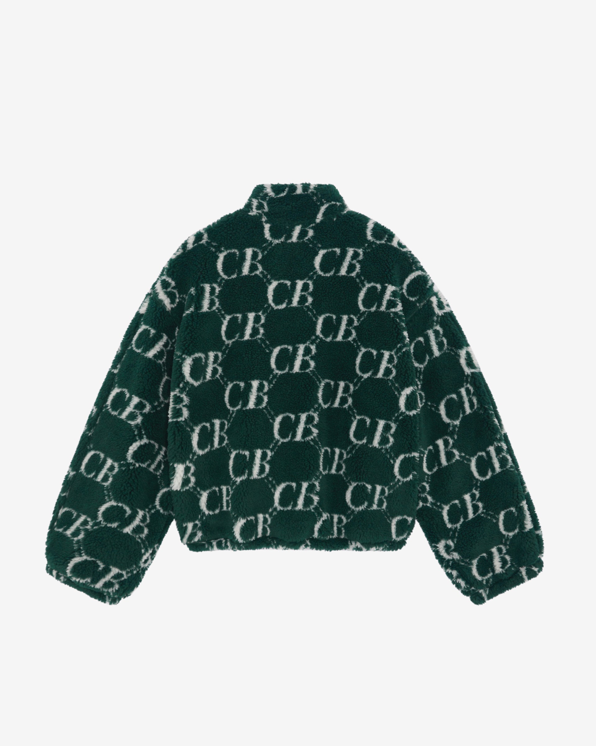 Cole Buxton | Cb Monogram Fleece | Mens | Forest Green