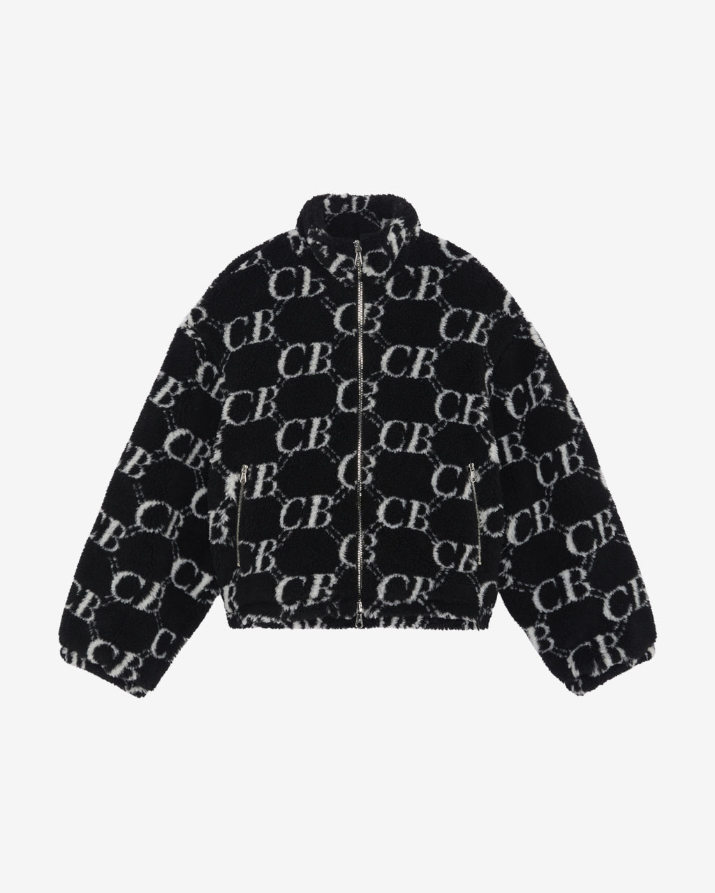 Cole Buxton | Cb Monogram Fleece | Mens | Black