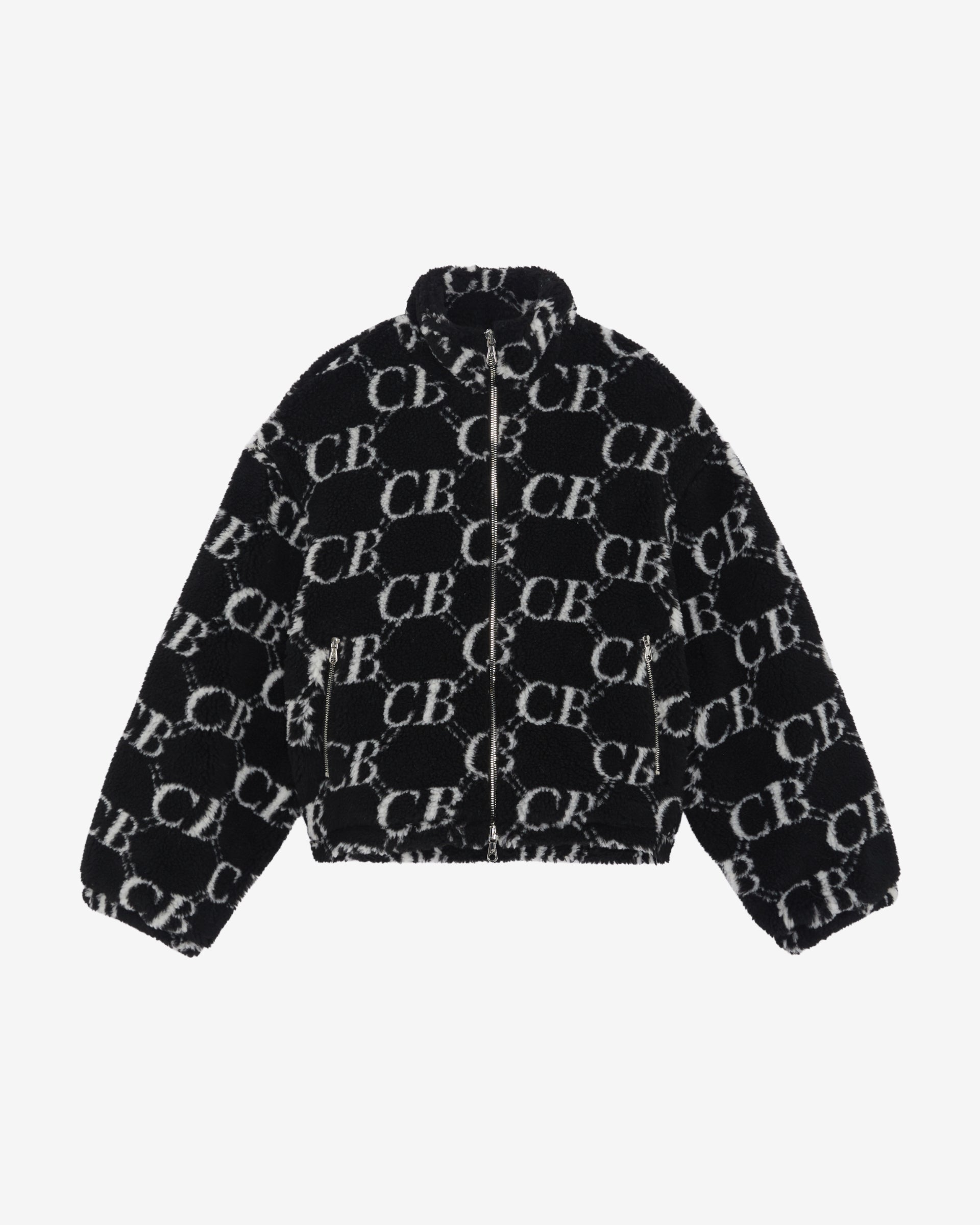 Cole Buxton | Cb Monogram Fleece | Mens | Black
