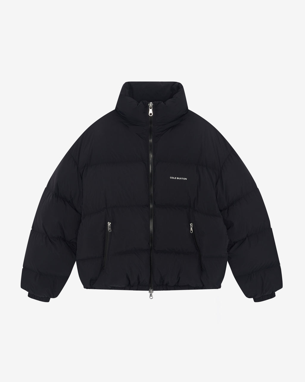 Cole Buxton | Cropped Logo Puffer | Mens | Black