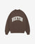 Cole Buxton | Distressed Applique Sweatshirt | Mens | Brown