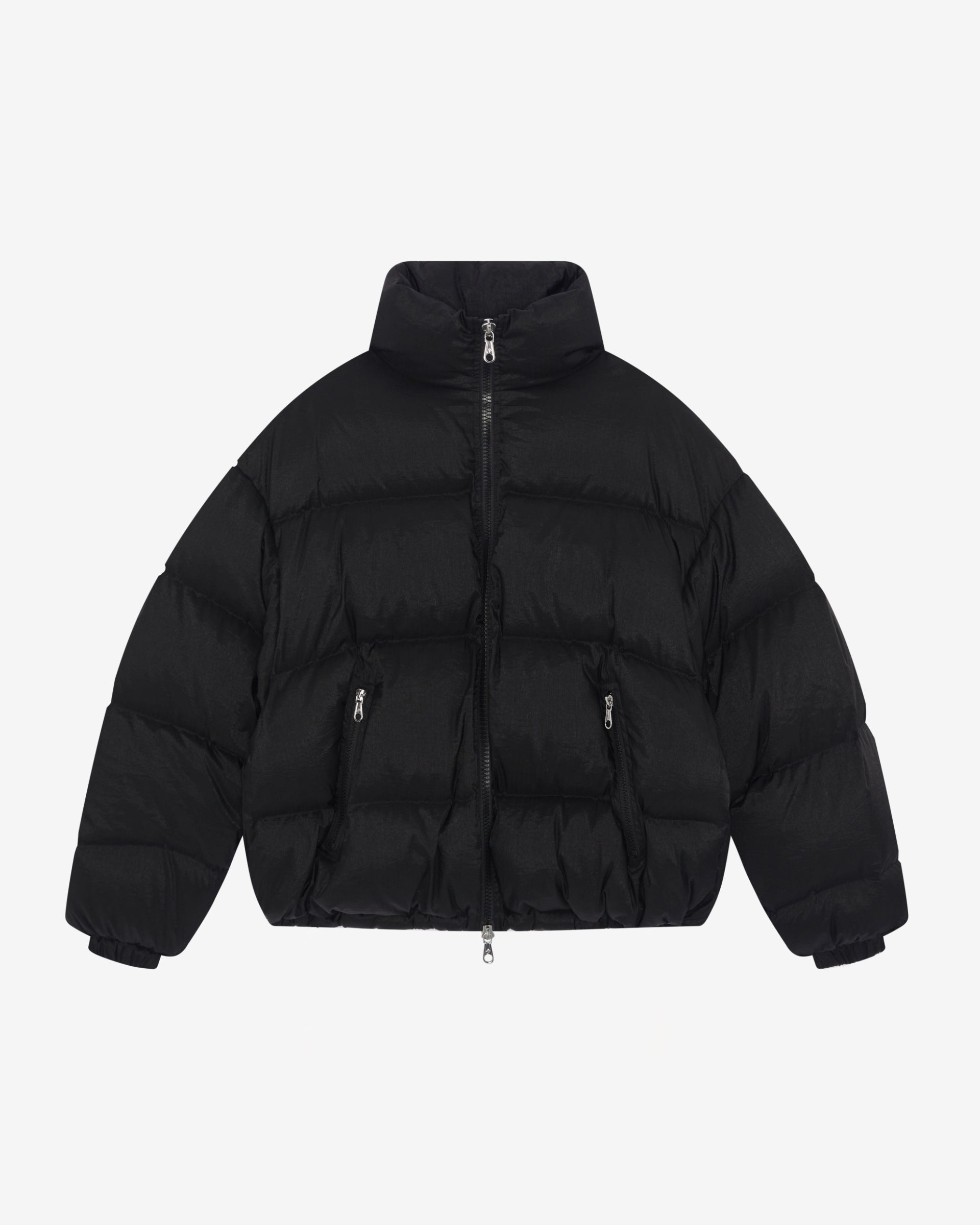 Cole Buxton | Cropped Nylon Ripstop Puffer | Mens | Black