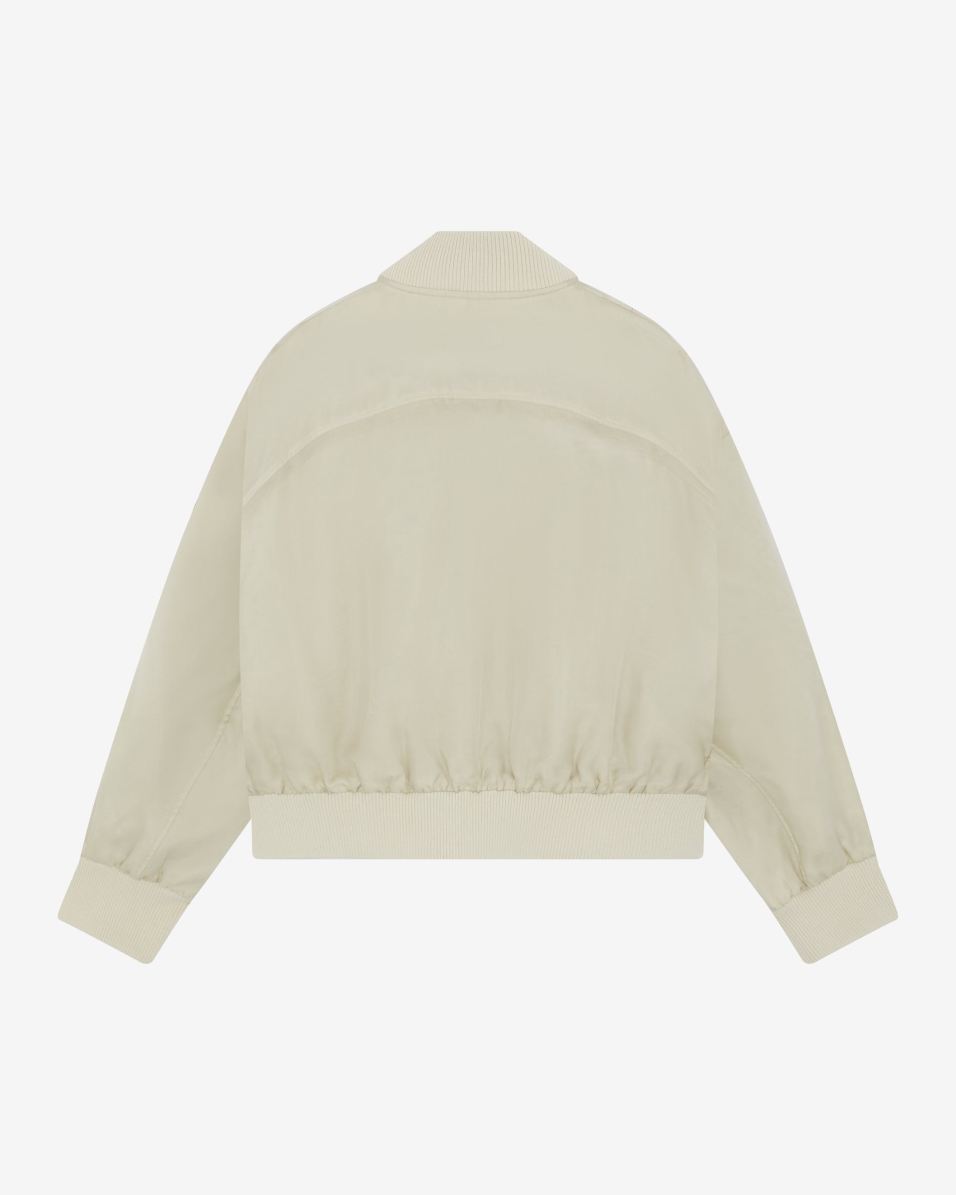 Cole Buxton | Layered Organza Bomber | Mens | Vintage White