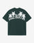 Cole Buxton | 4 Star T-Shirt | Mens | Forest Green