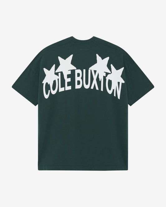 Cole Buxton | 4 Star T-Shirt | Mens | Forest Green