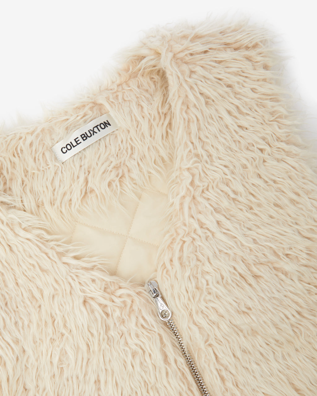 Cole Buxton | Mohair Gilet | Mens | Vintage White