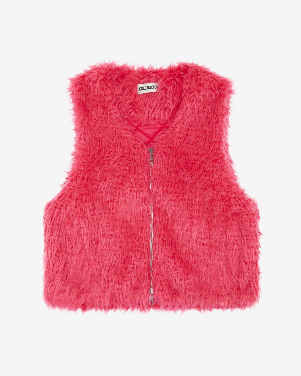Cole Buxton | Mohair Gilet | Mens | Pink