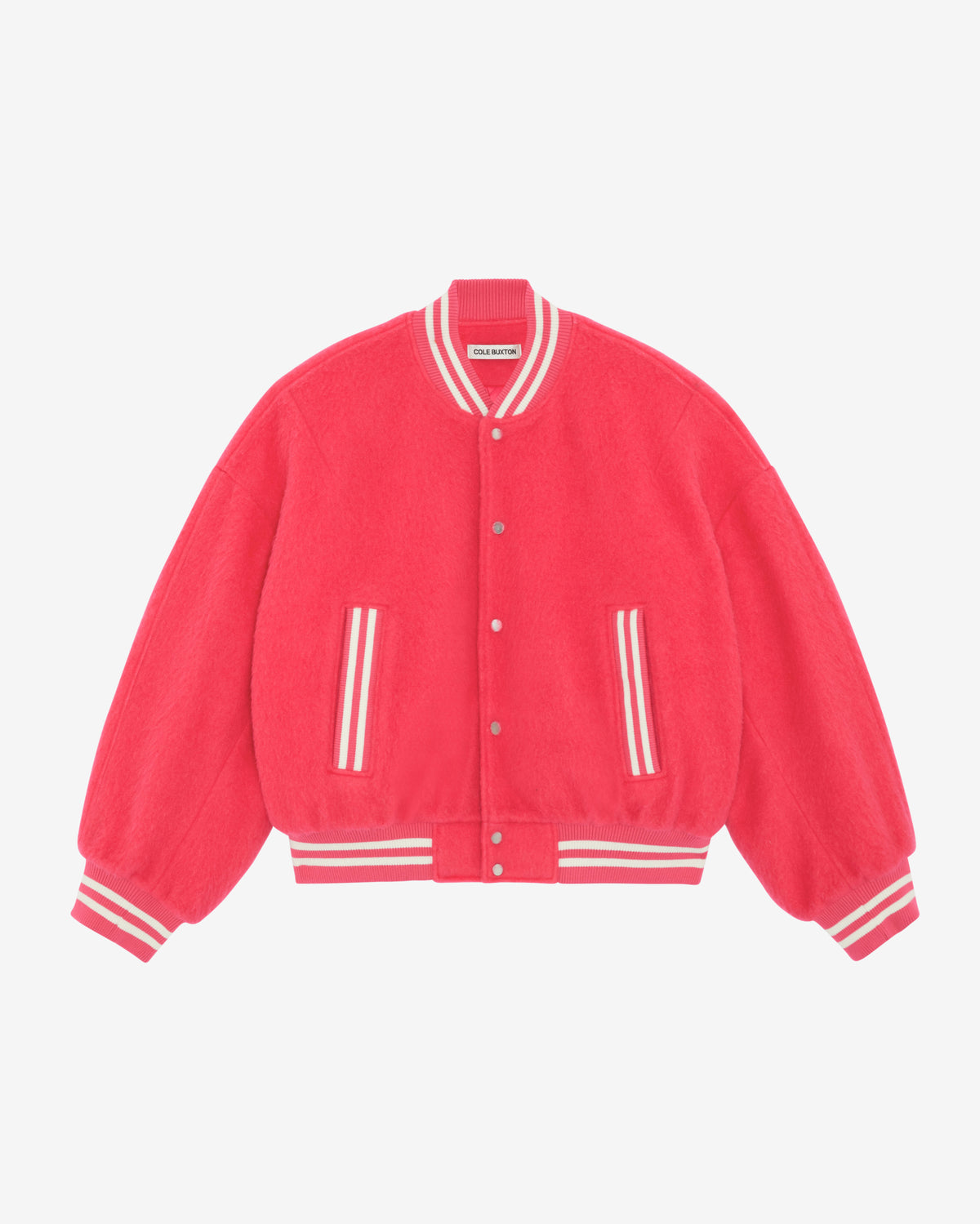 Cole Buxton | Wool Bomber | Mens | Pink
