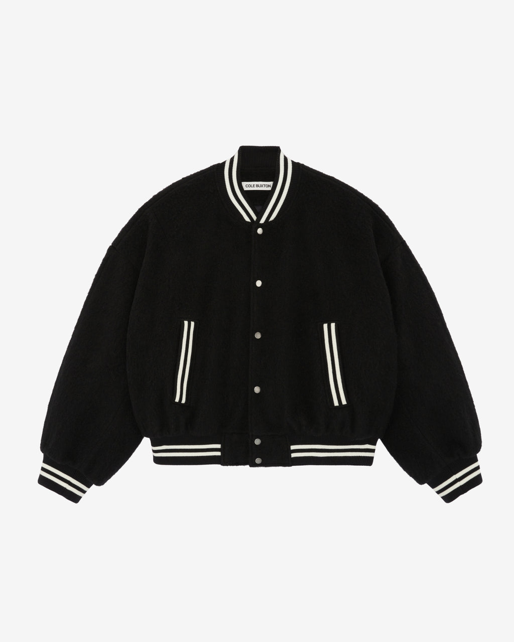 Cole Buxton | Wool Bomber | Mens | Black