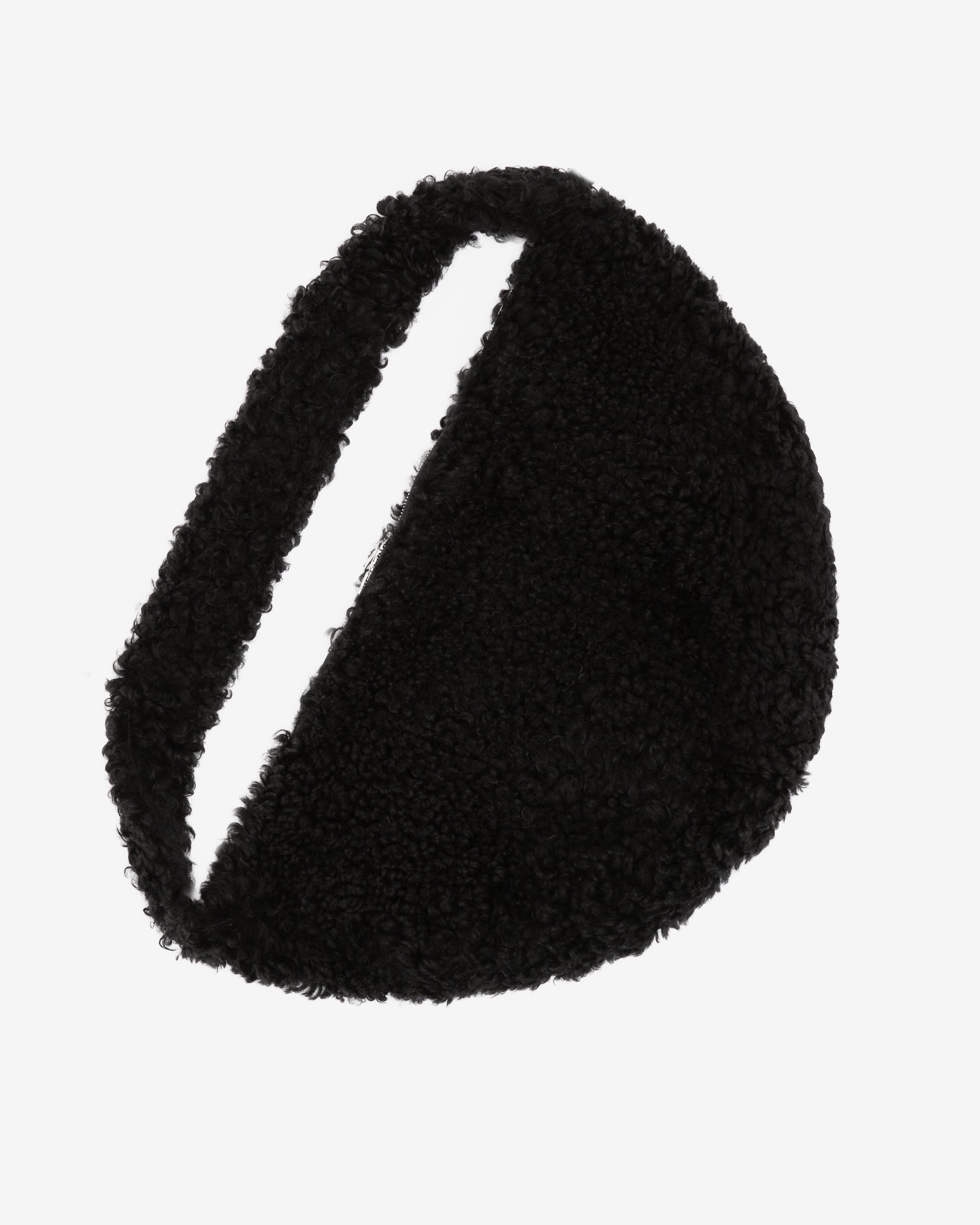 Cole Buxton | Shearling Sling Bag | Mens | Black