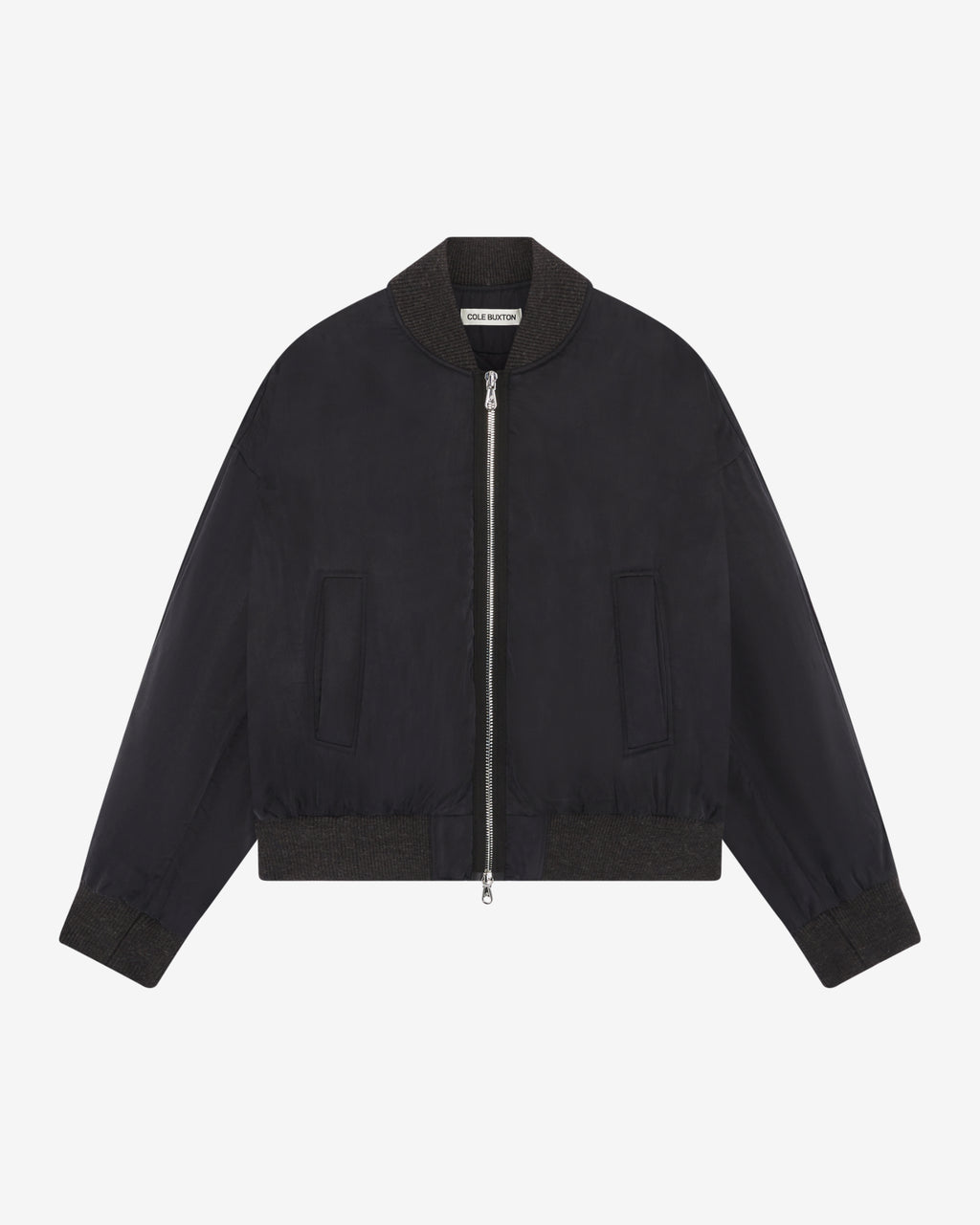 Cole Buxton | Cupro Bomber | Mens | Black