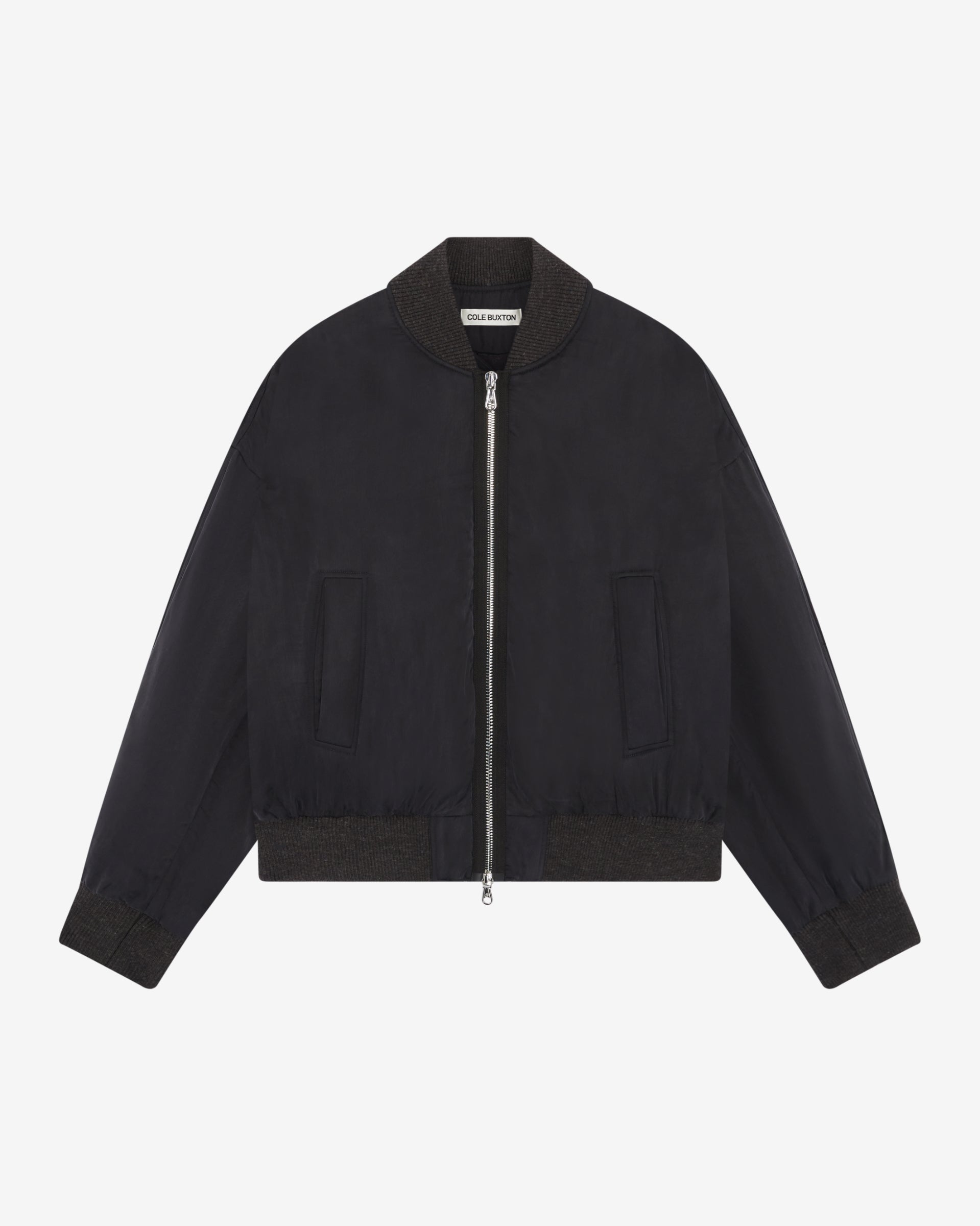 Cole Buxton | Cupro Bomber | Mens | Black