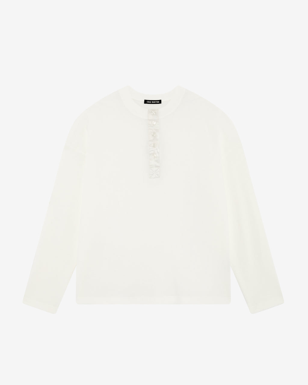 Cole Buxton | Henley Waffle | Mens | Vintage White