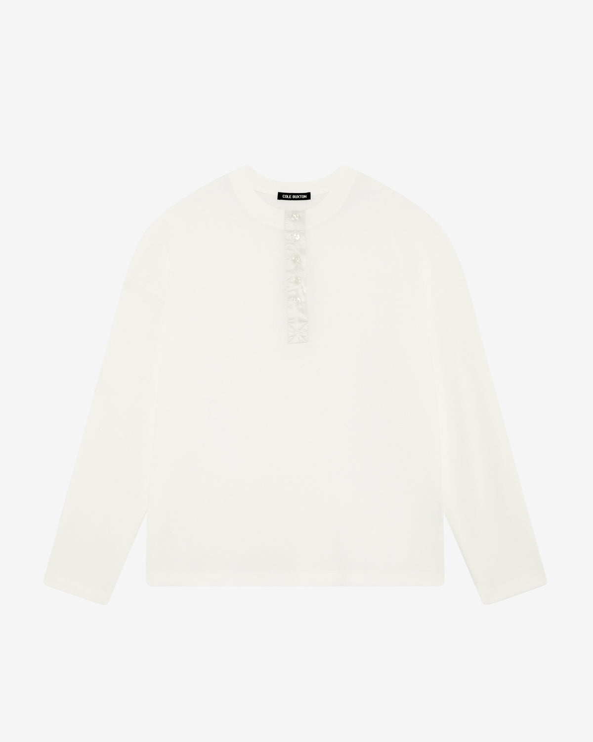 Cole Buxton | Henley Waffle | Mens | Vintage White