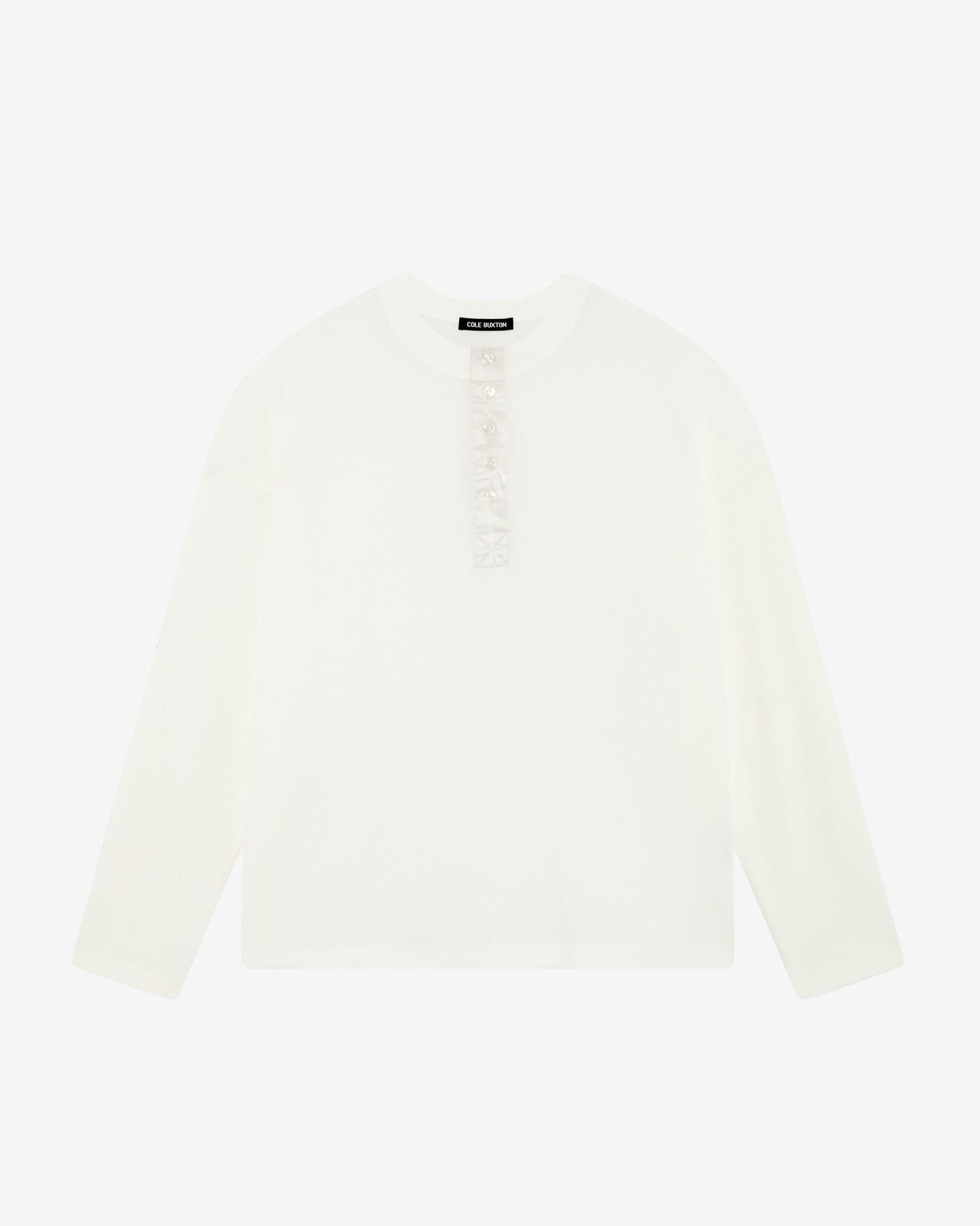 Cole Buxton | Henley Waffle | Mens | Vintage White